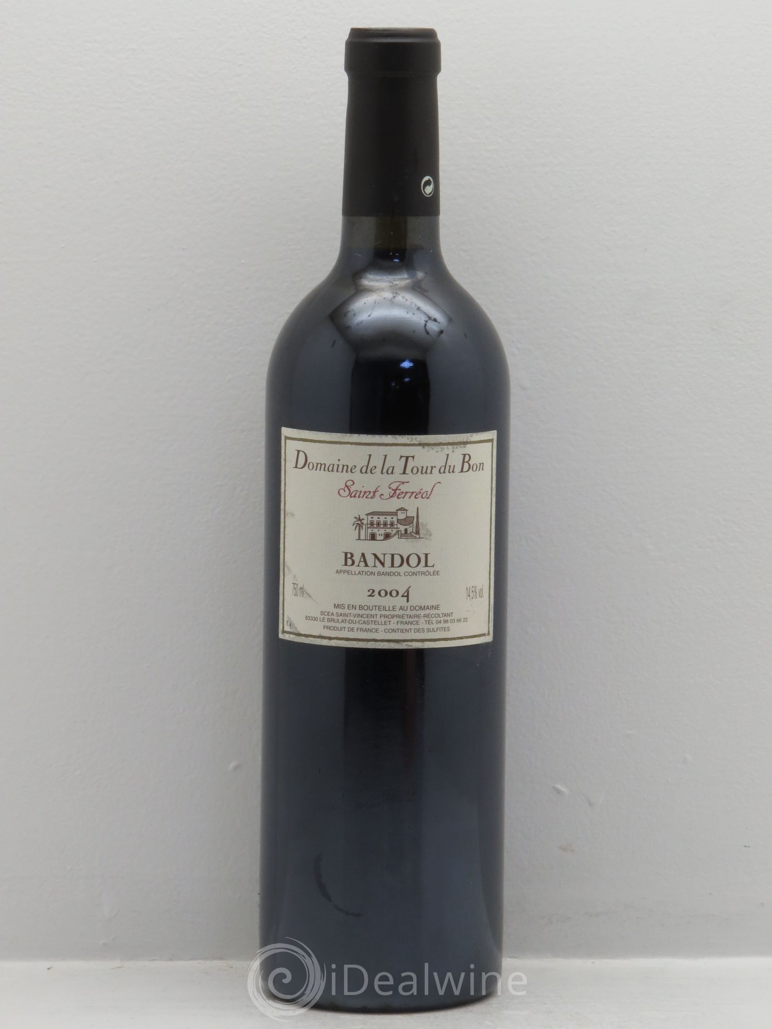 Bandol La Tour du Bon Saint Ferréol Agnès Henry 2004 - Lot de 1 bouteille - 0