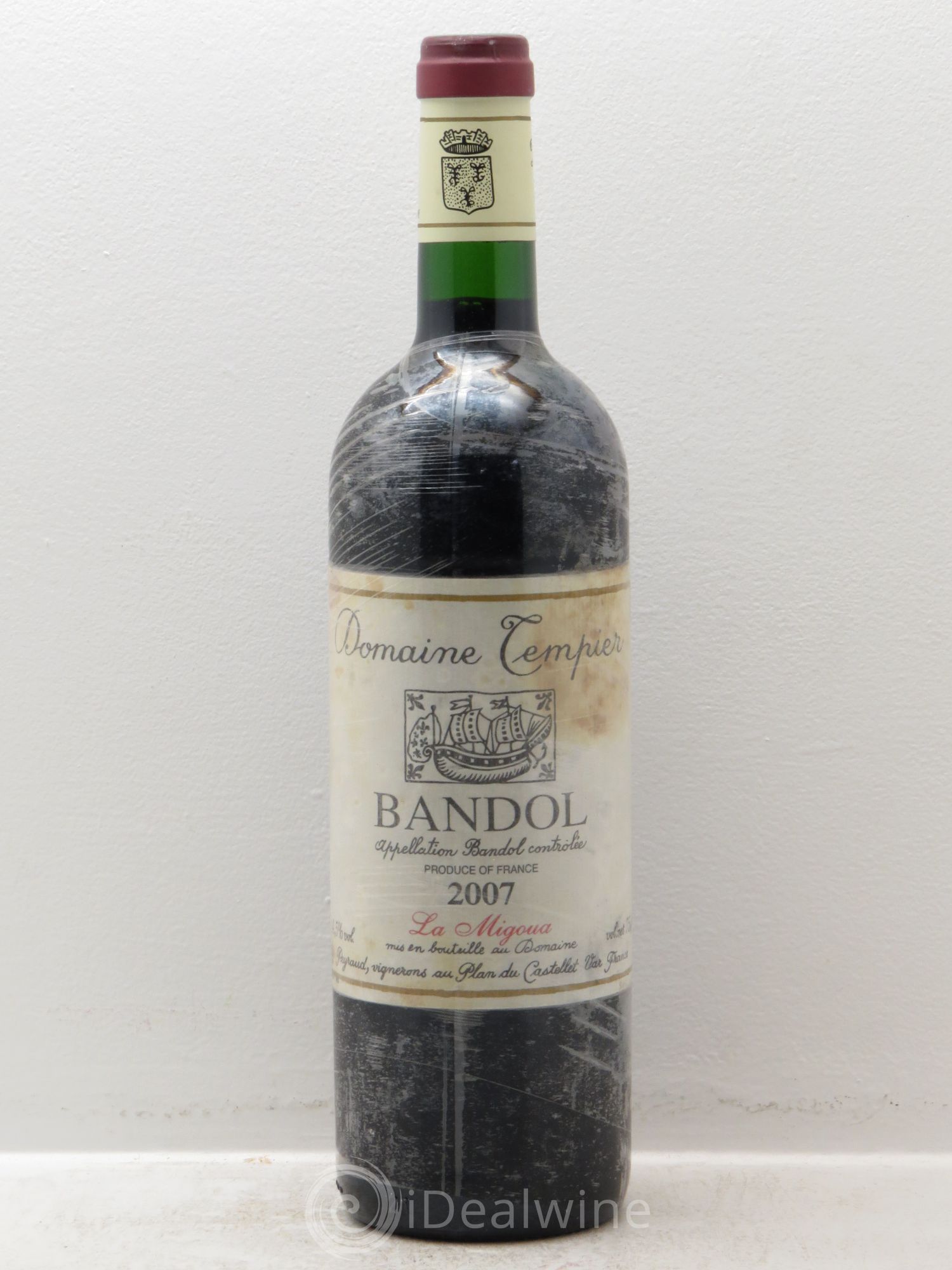 Bandol Domaine Tempier Cuvée La Migoua Famille Peyraud 2007 - Lot de 1 bouteille - 0