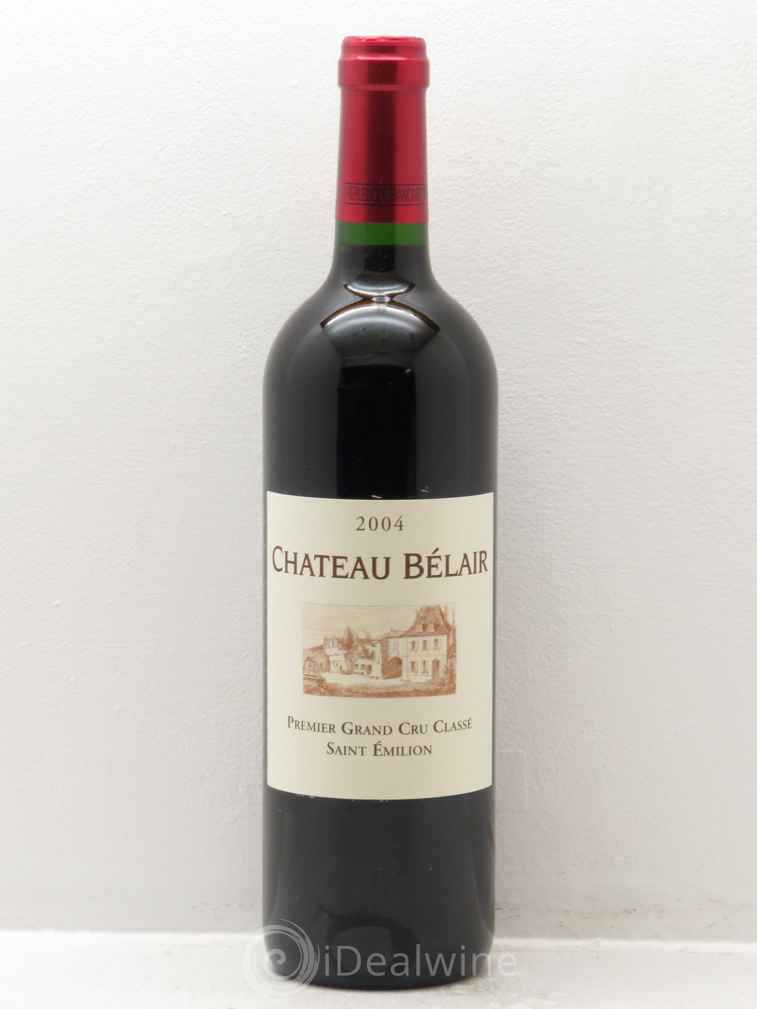 Château Belair (Belair-Monange) 1er Grand Cru Classé B 2004 - Lot de 1 bouteille - 0