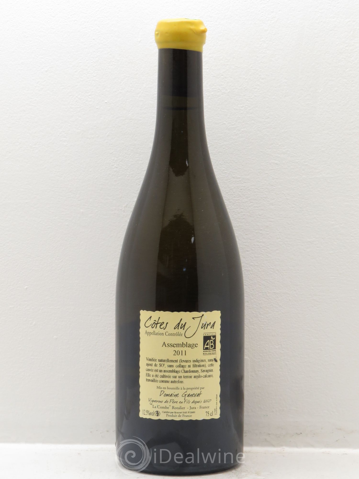 Côtes du Jura Cuvée Orégane Jean-François Ganevat (Domaine) (sans prix de réserve) 2011 - Lot de 1 bouteille - 1