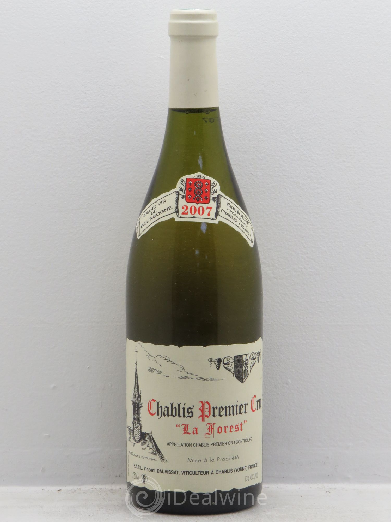 Chablis 1er Cru La Forest Vincent Dauvissat (Domaine) 2007 - Lot de 1 bouteille - 0