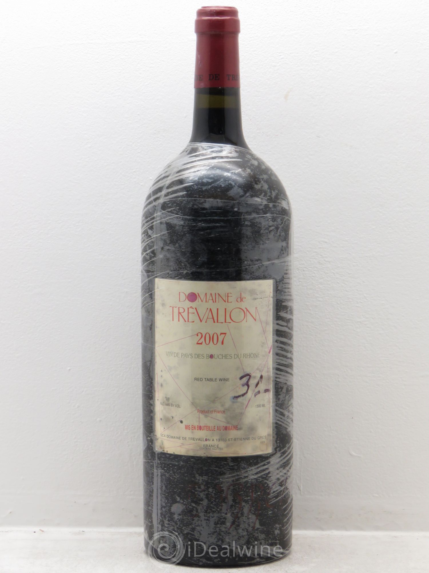 VDP Bouches du Rhône Trévallon (Domaine de) Eloi Dürrbach 2007 - Lot de 1 magnum - 0