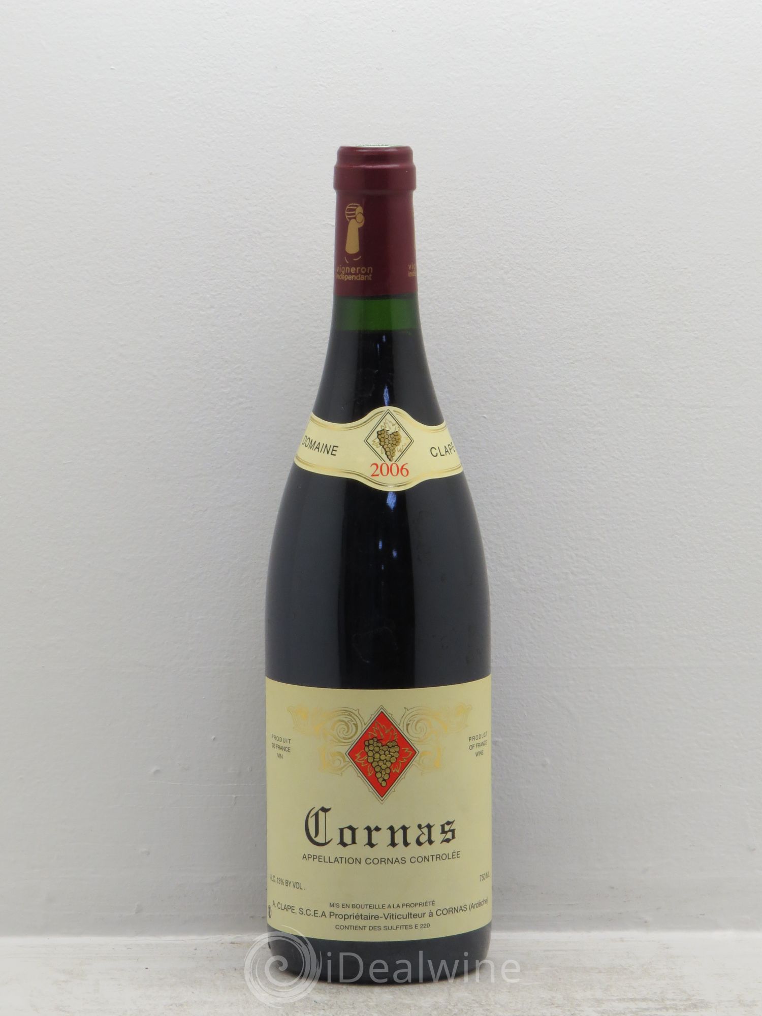 Cornas Auguste Clape (sans prix de réserve) 2006 - Lot de 1 bouteille - 0