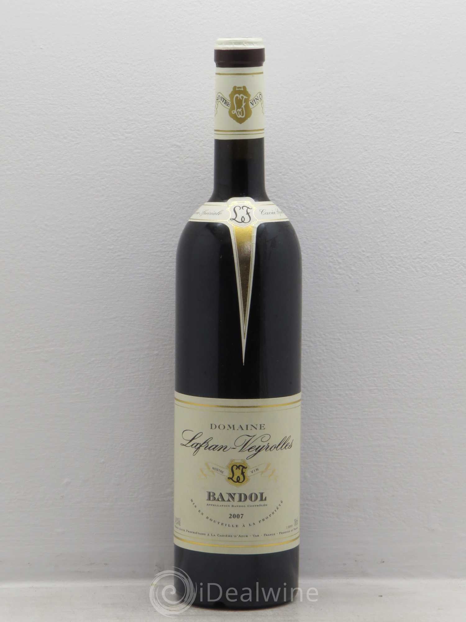 Bandol Cuvée spéciale Lafran-Veyrolles 2007 - Lot de 1 bouteille - 0