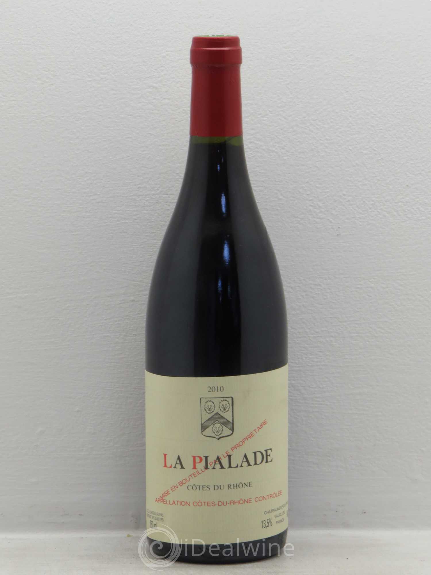 Côtes-du-Rhône La Pialade Emmanuel Reynaud (sans prix de réserve) 2010 - Lot de 1 bouteille - 0