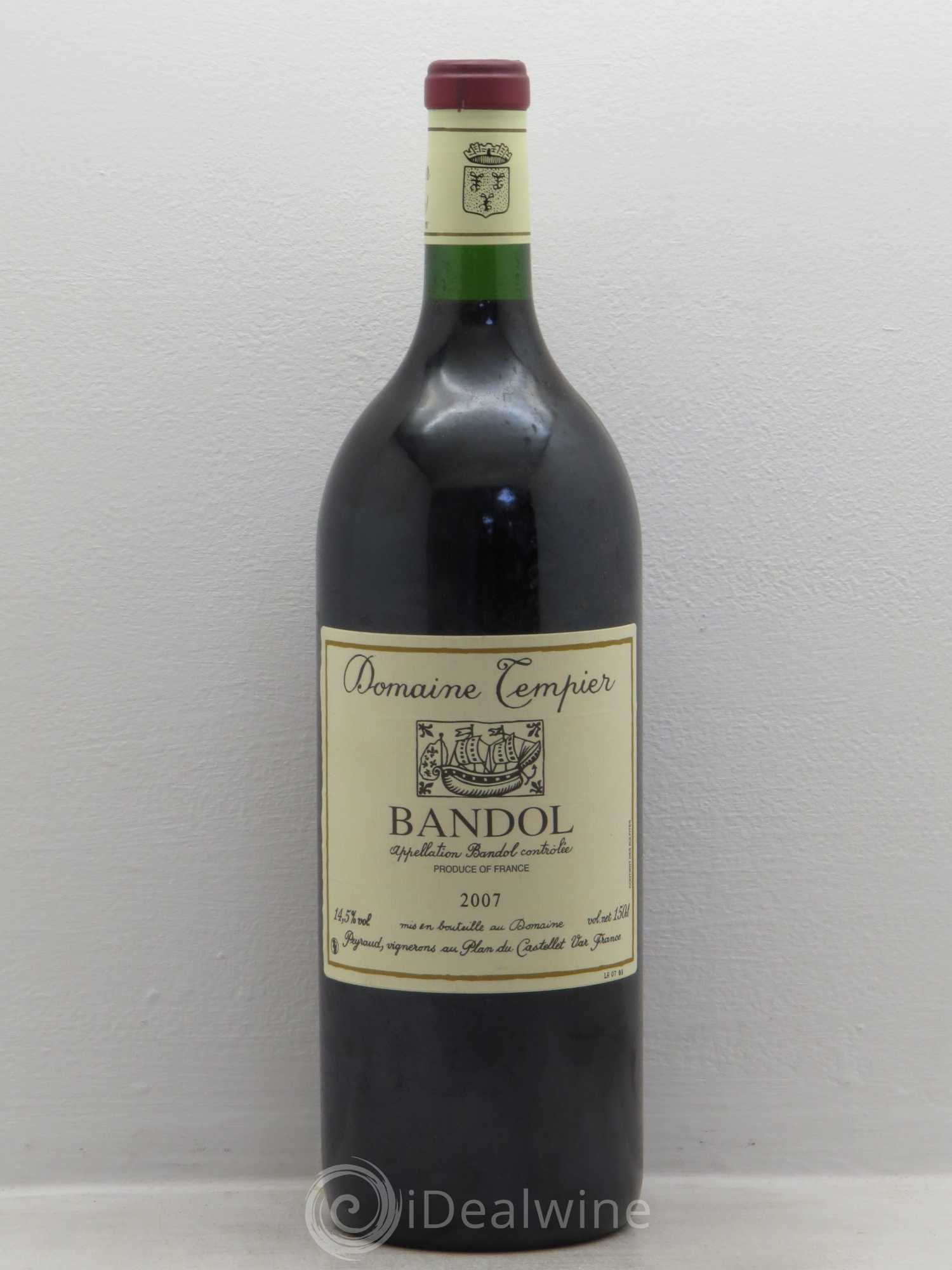 Bandol Domaine Tempier Famille Peyraud (sans prix de réserve) 2007 - Lot de 1 magnum - 0
