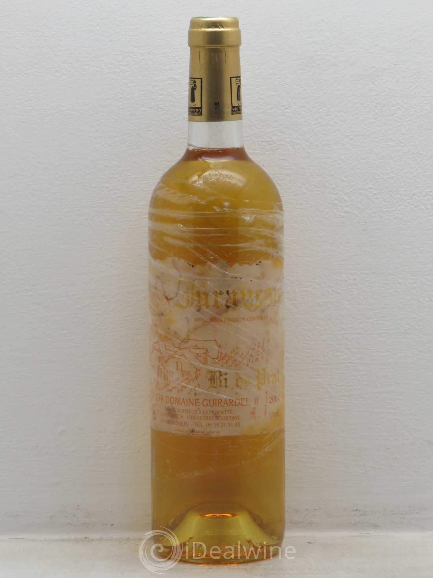 Jurançon Sec dé Prat Guirardel (Domaine) 2004 - Lot de 1 bouteille - 0