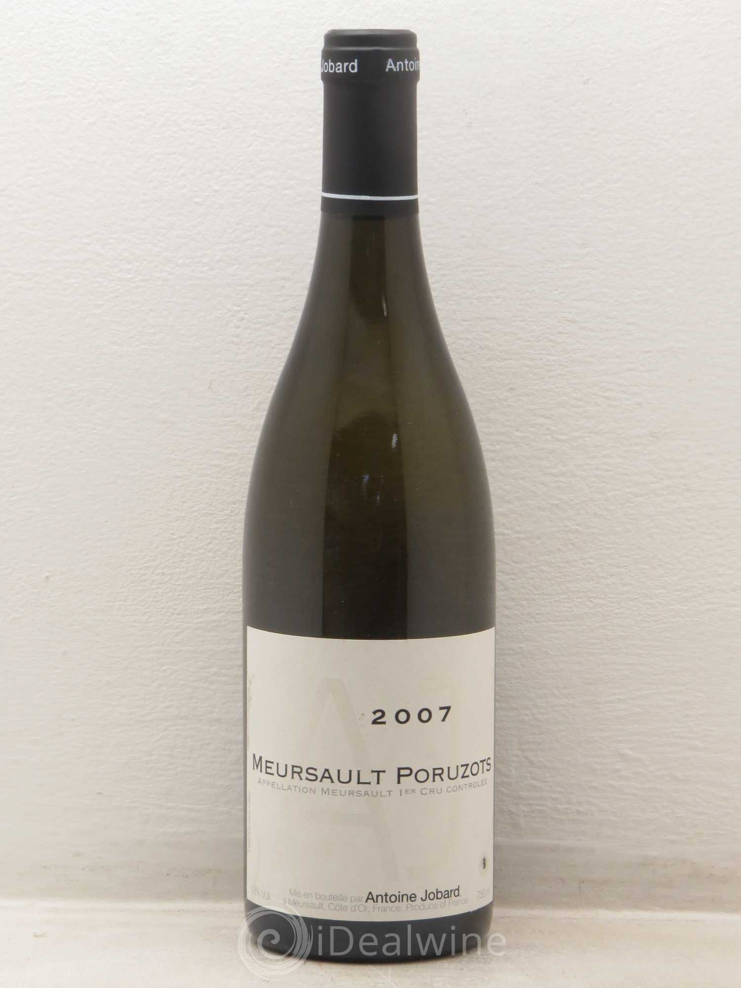 Meursault 1er Cru Poruzots François et Antoine Jobard (Domaine) 2007 - Lot de 1 bouteille - 0