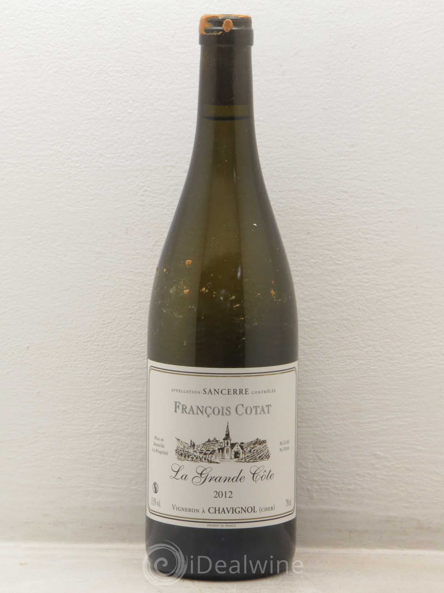 Sancerre La Grande Côte François Cotat (sans prix de réserve) 2012 - Lot de 1 bouteille - 0