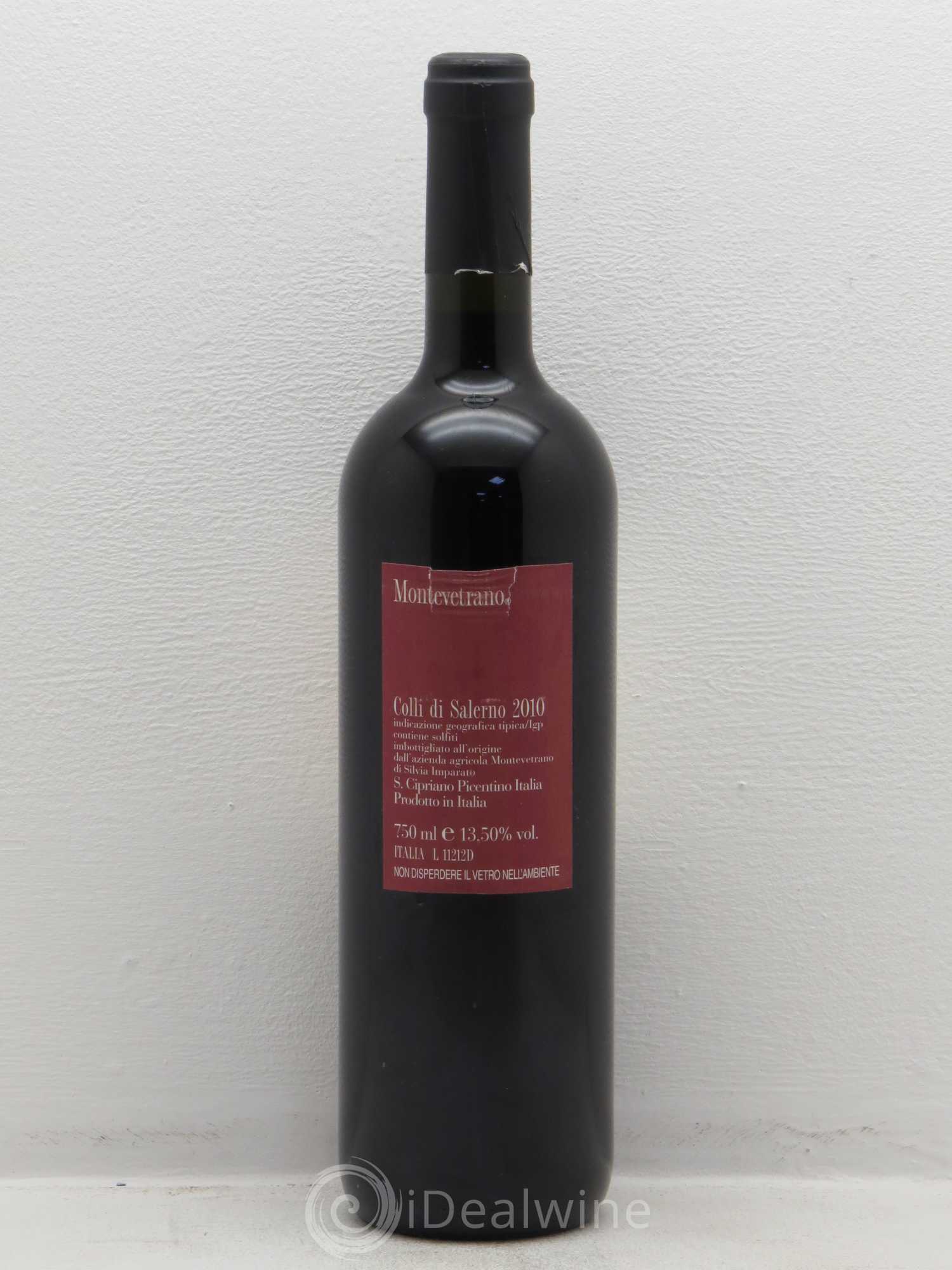 Campanie Colli di Salerno Azienda Agricola Montevetrano 2010 - Posten von 1 Flasche - 1