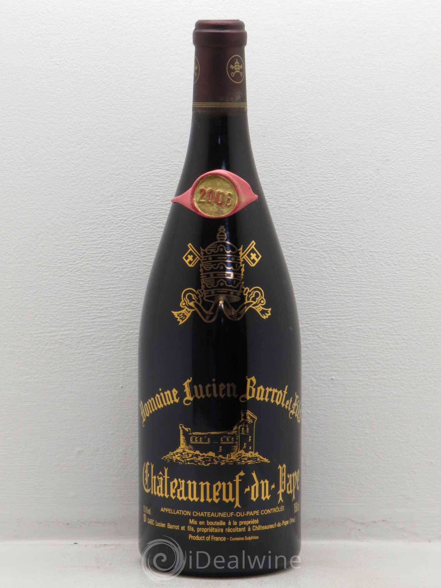 Châteauneuf-du-Pape Domaine Lucien Barrot 2006 - Posten von 1 Magnum - 0