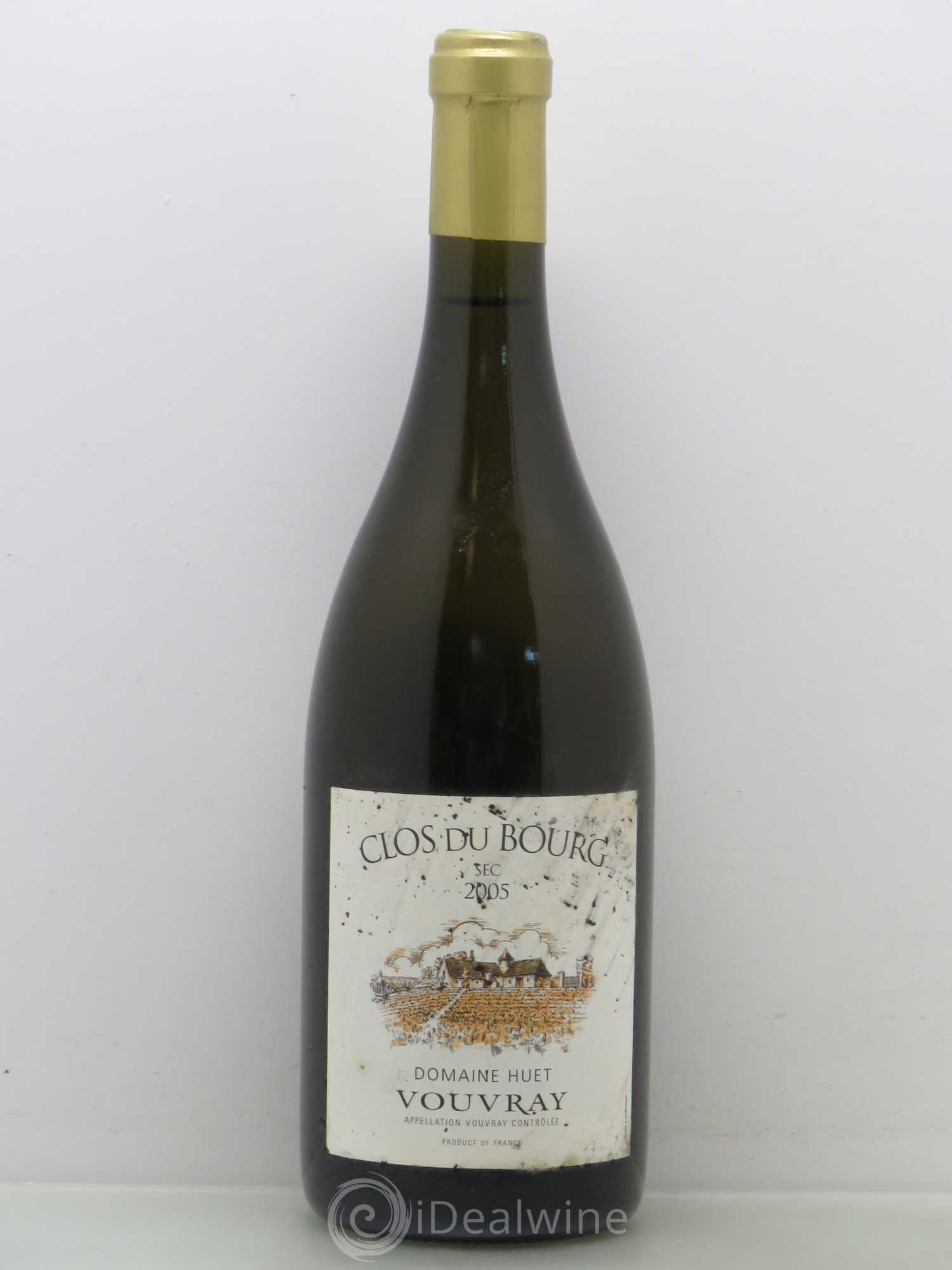 Vouvray Clos du Bourg Sec Domaine Huet 2005 - Lot de 1 bouteille - 0