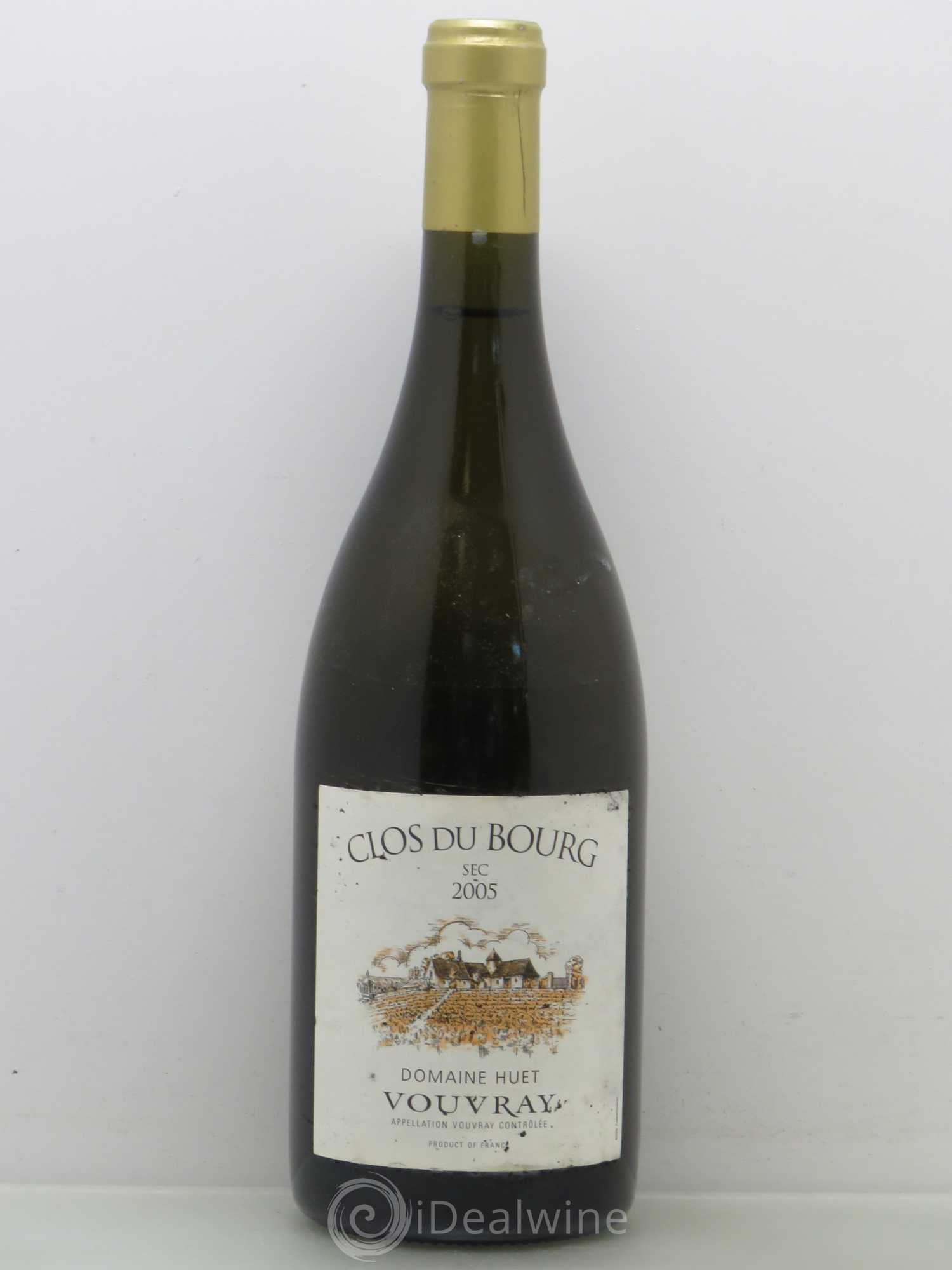 Vouvray Clos du Bourg Moelleux Domaine Huet Sec 2005 - Lotto di 1 bottiglia - 0