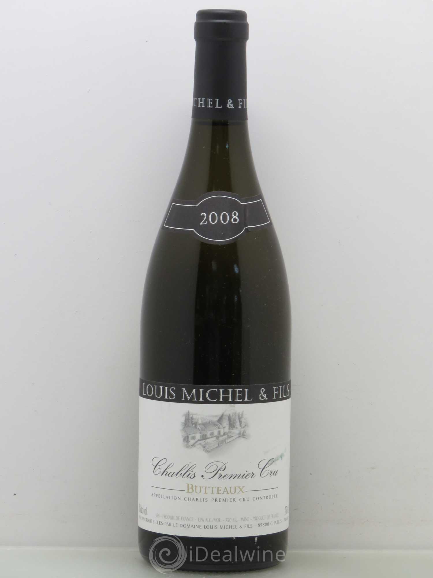 Chablis 1er Cru Butteaux Louis Michel et Fils 2008 - Lot de 1 bouteille - 0