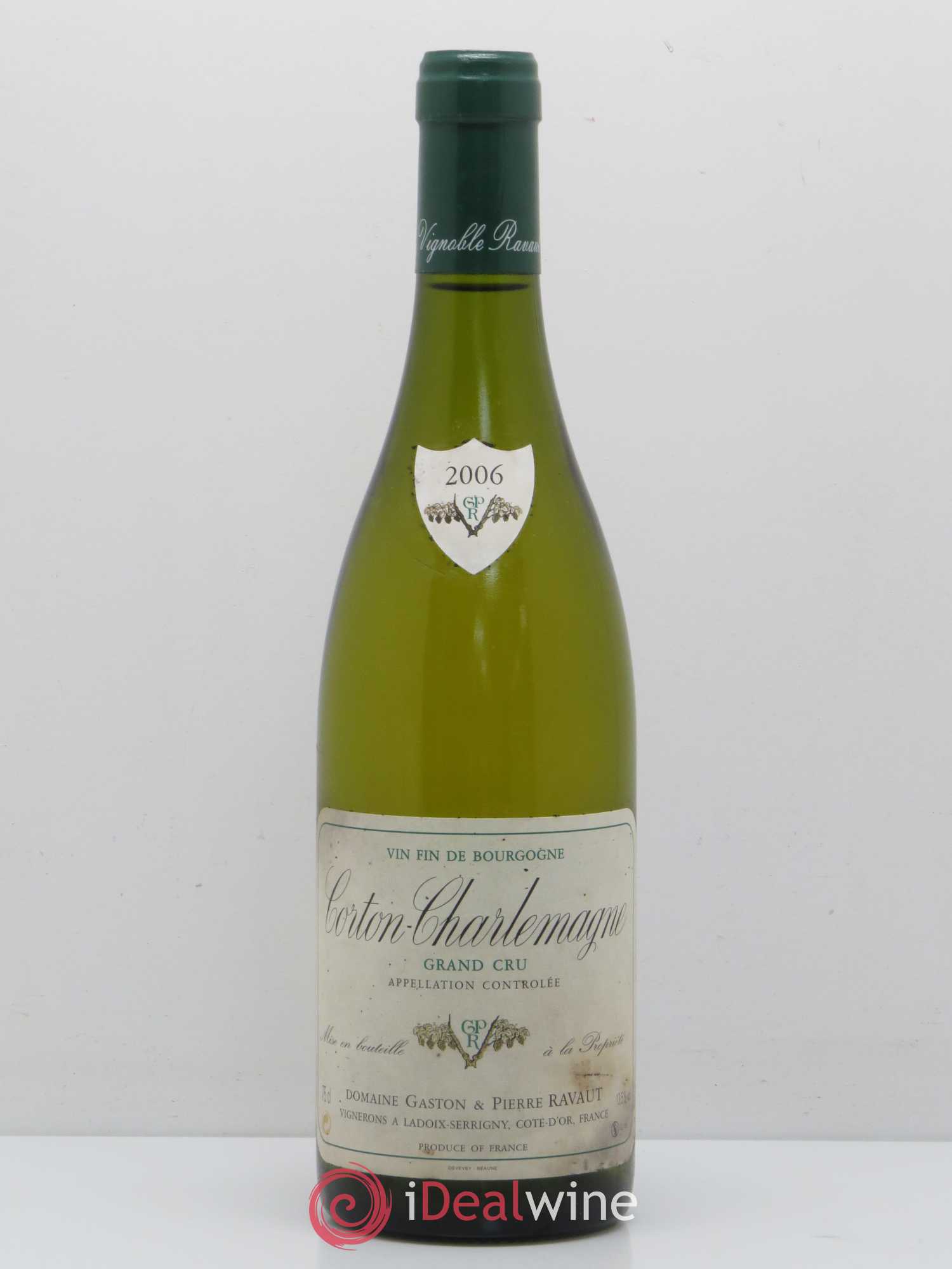 Corton-Charlemagne Grand Cru Domaine Ravaut 2006 - Lot de 1 bouteille - 0