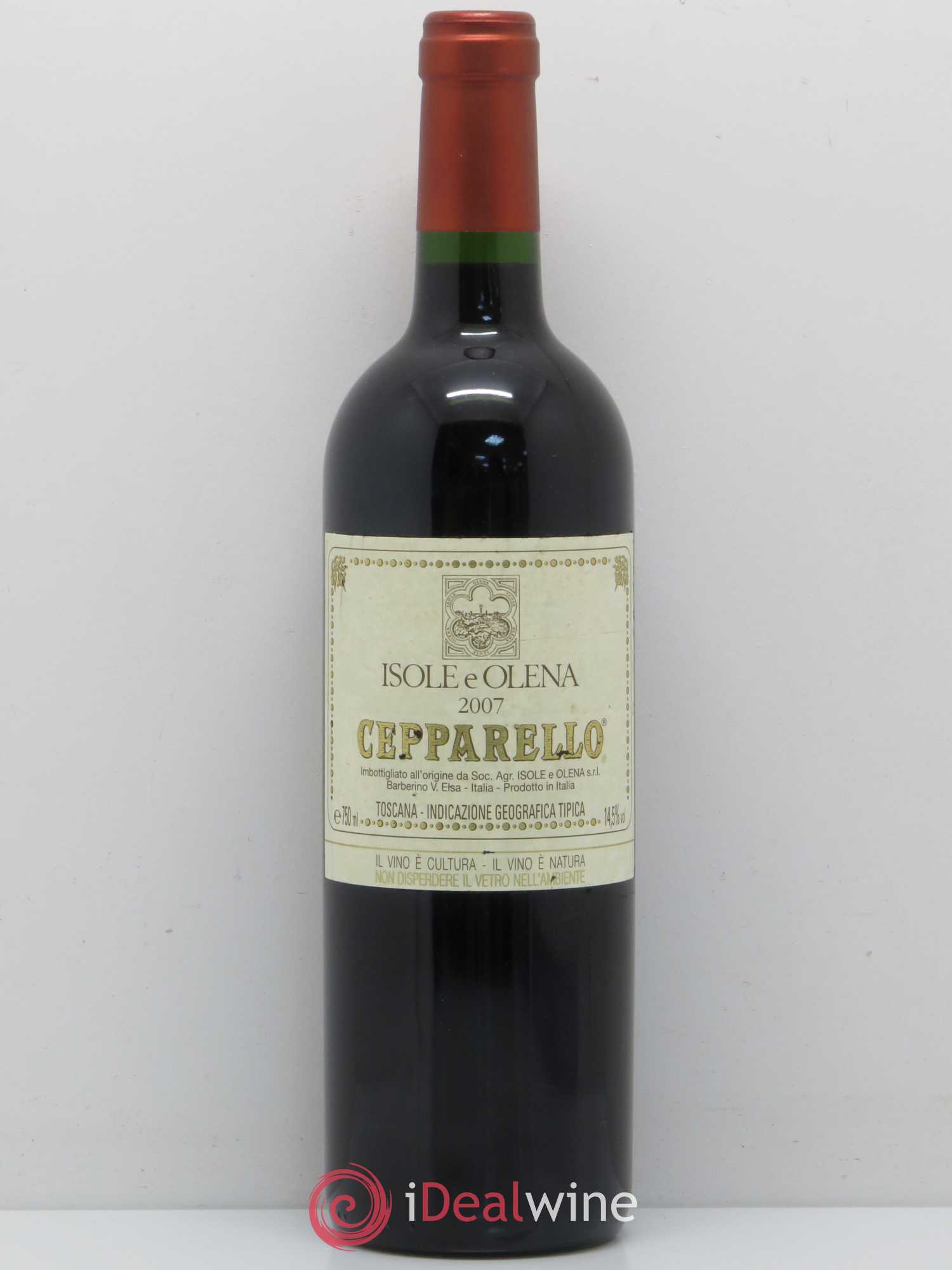 Chianti DOCG Cepparello Isole e Olena 2007 - Posten von 1 Flasche - 0