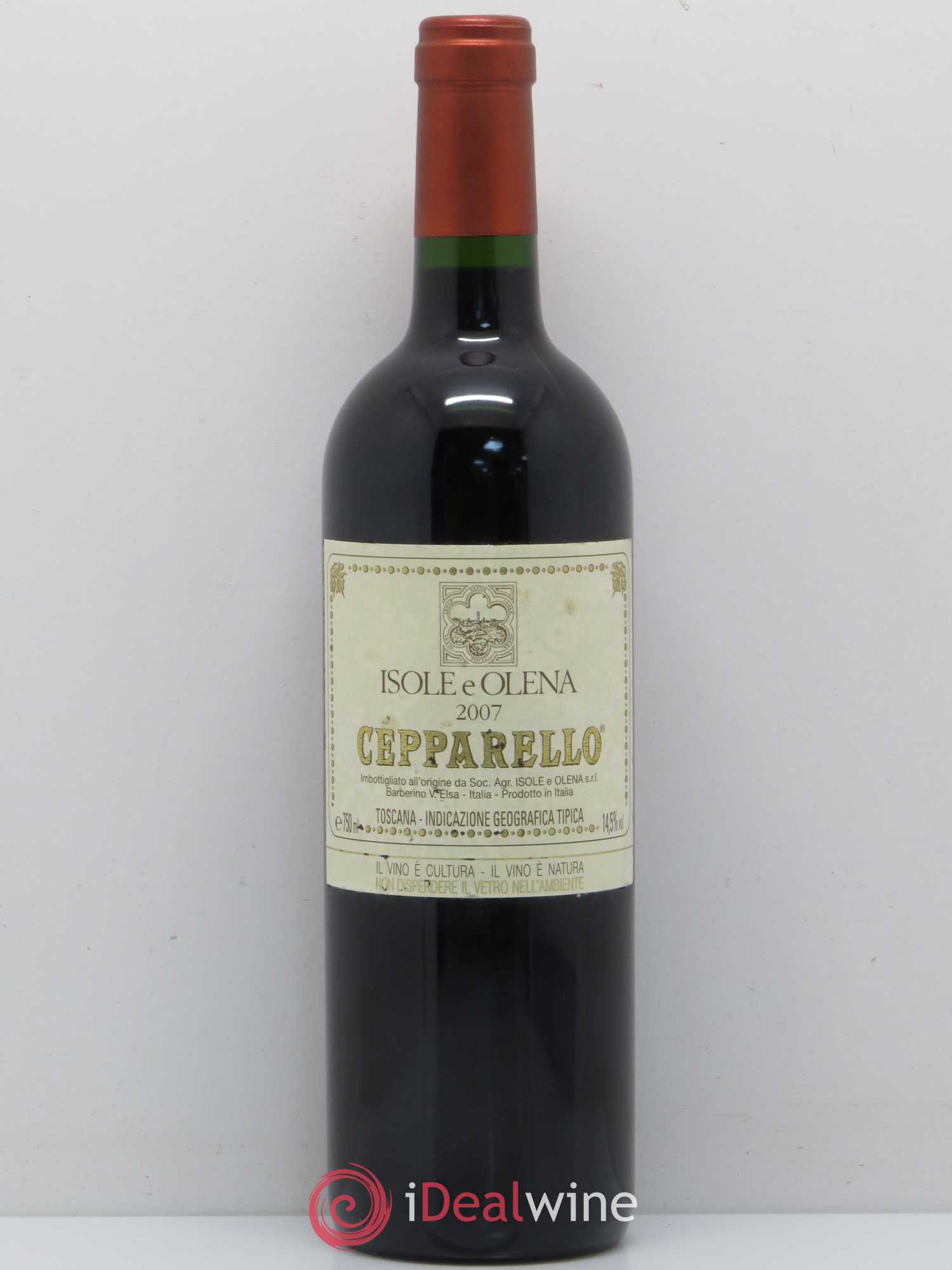 Chianti DOCG Cepparello Isole e Olena 2007 - Lot de 1 bouteille - 0