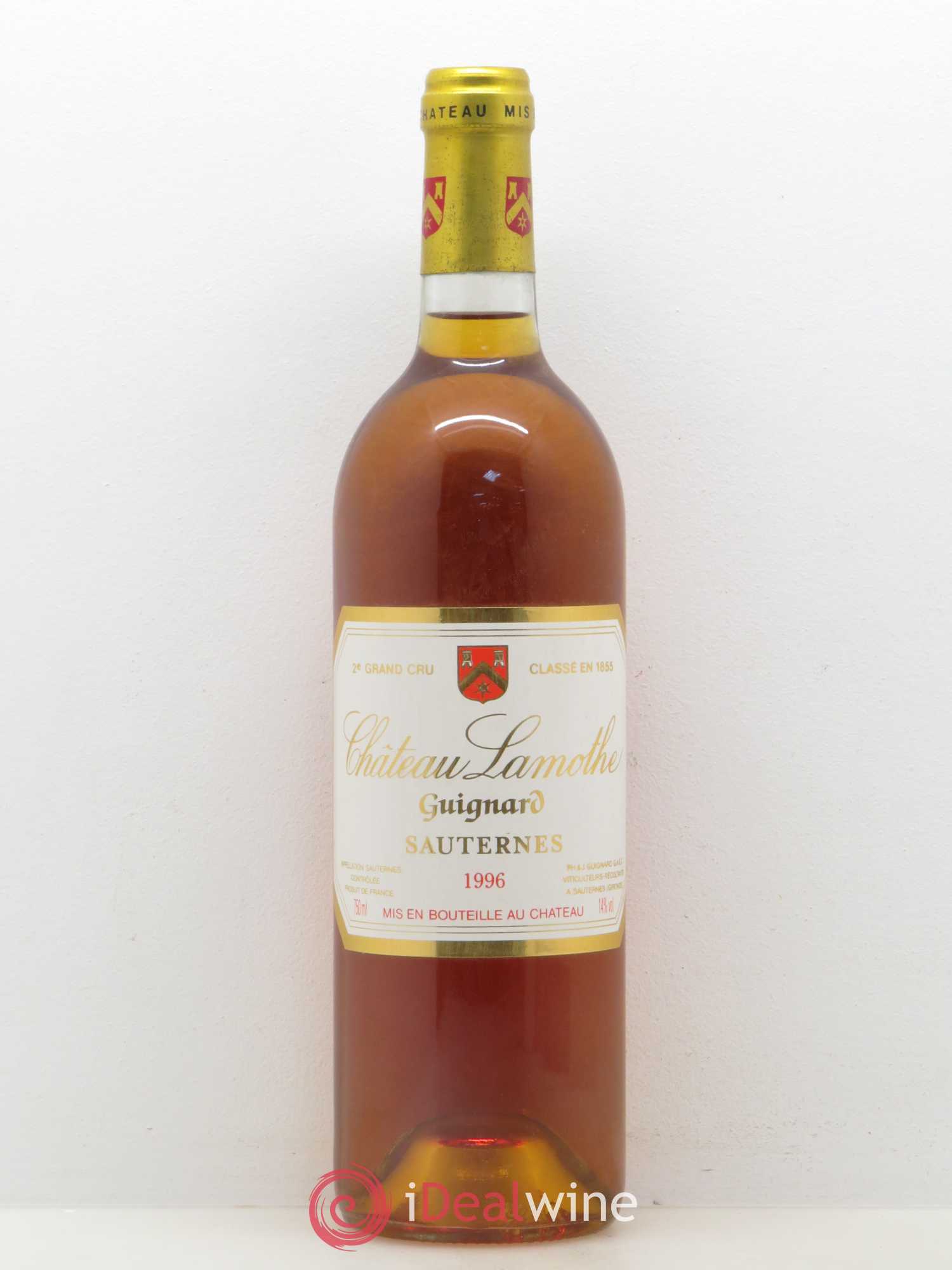 Château Lamothe Guignard 2ème Grand Cru Classé (senza prezzo di riserva) 1996 - Lotto di 1 bottiglia - 0