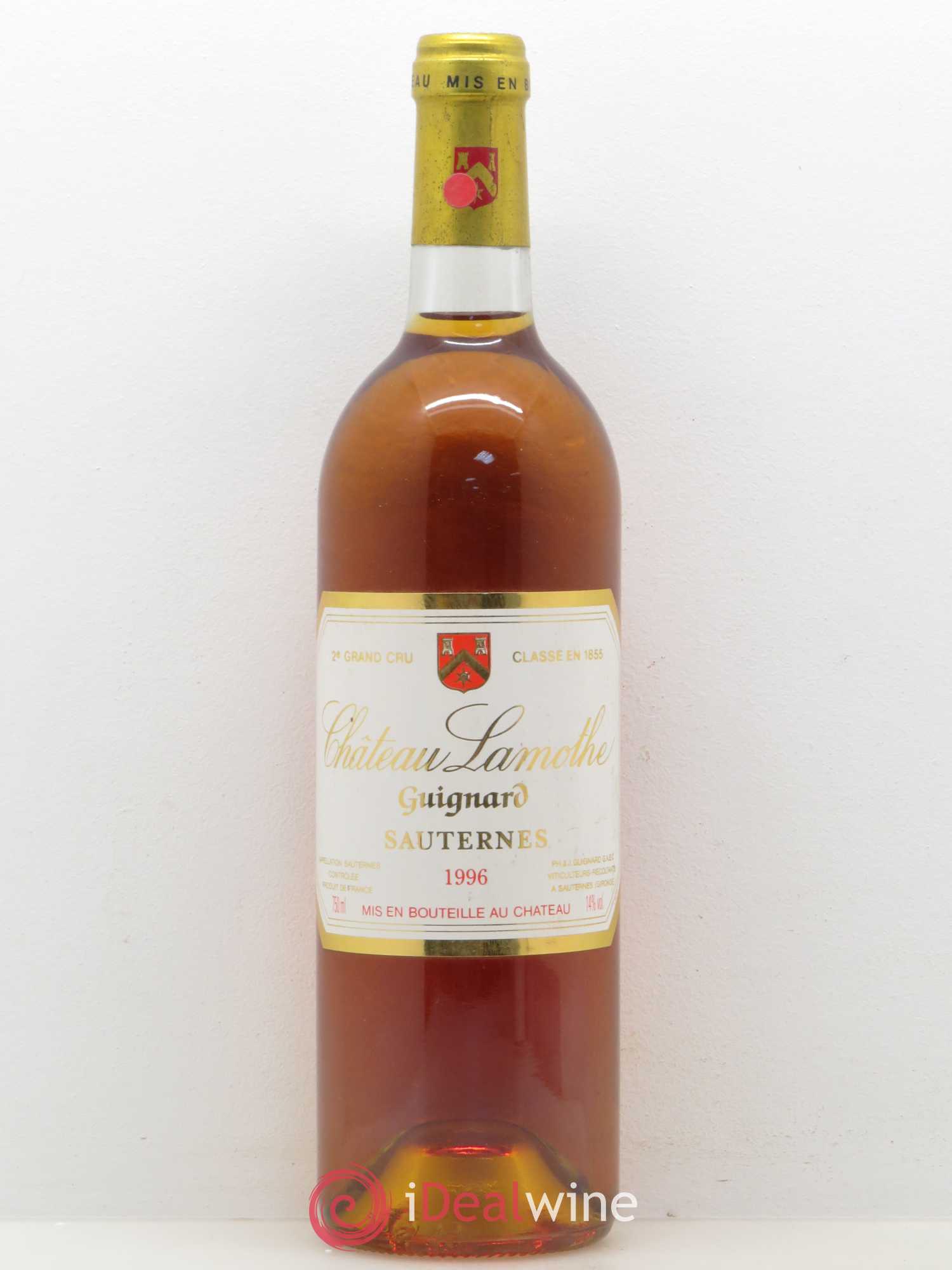 Château Lamothe Guignard 2ème Grand Cru Classé (senza prezzo di riserva) 1996 - Lotto di 1 bottiglia - 0