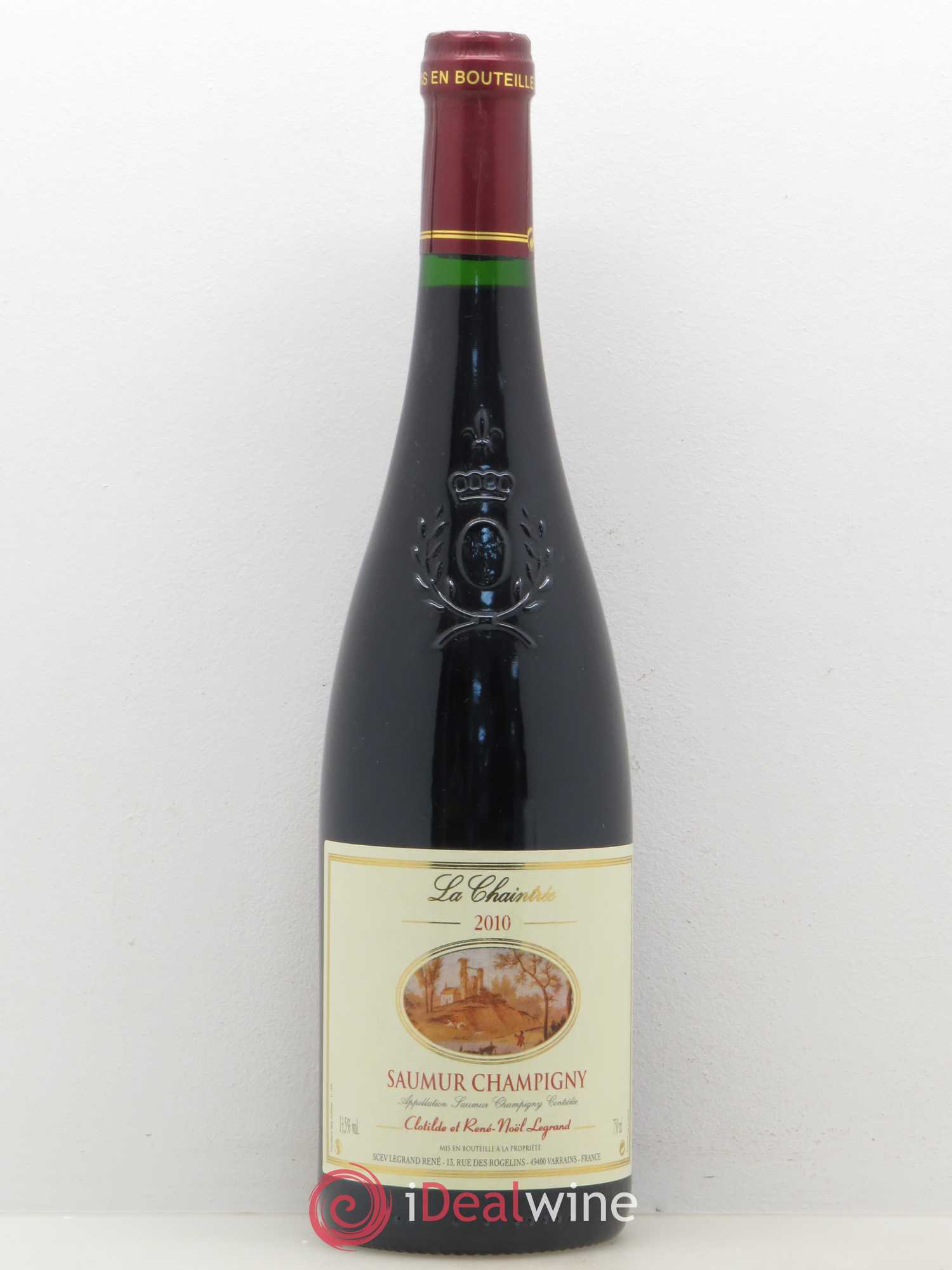 Saumur-Champigny La Chaintrée Clotilde Legrand (anciennement René-Noël Legrand) (sans prix de réserve) 2010 - Lot de 1 bouteille - 0