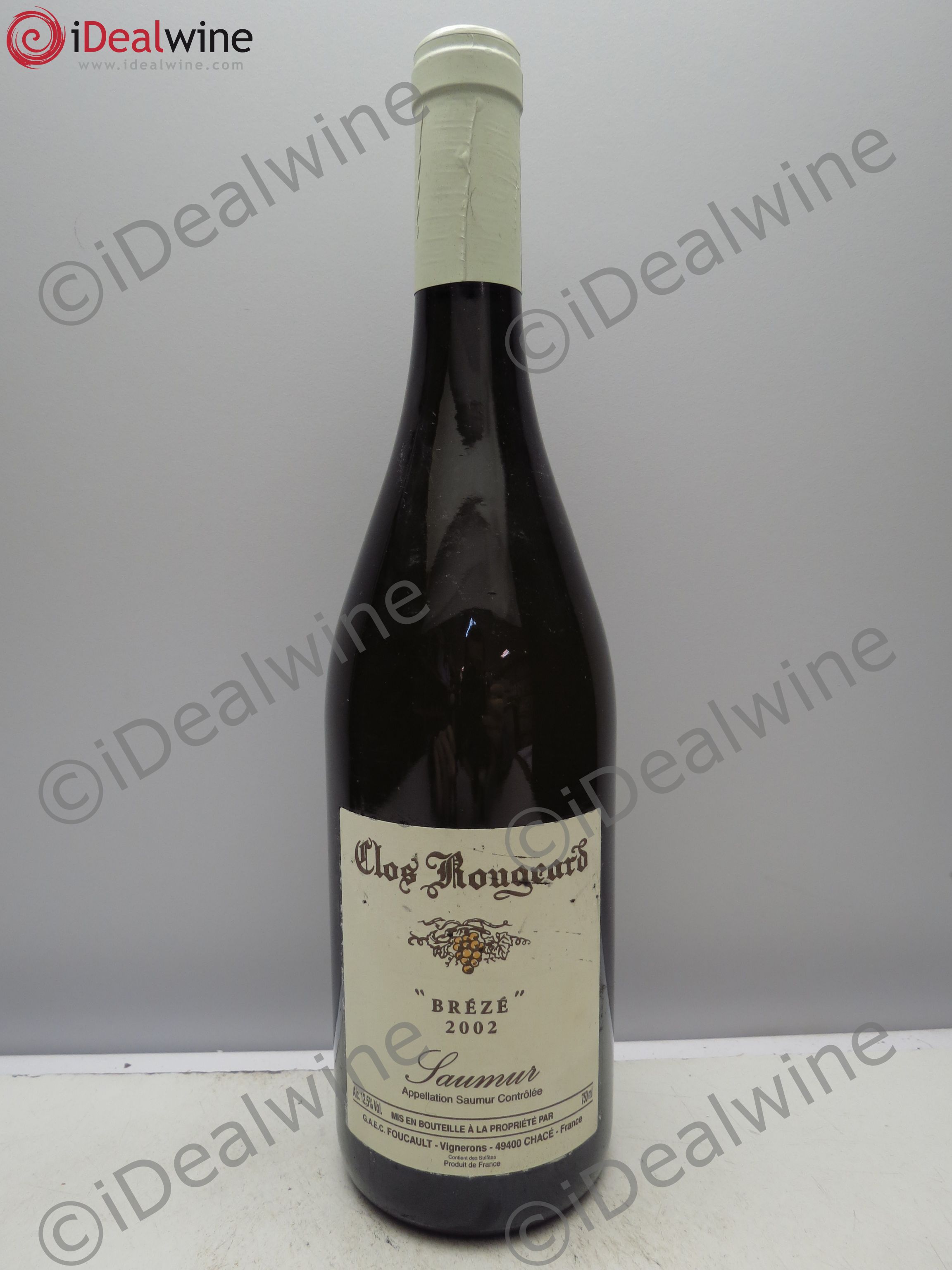 Saumur Brézé Clos Rougeard (sans prix de réserve / no reserve) 2002 - Posten von 1 Flasche - 0