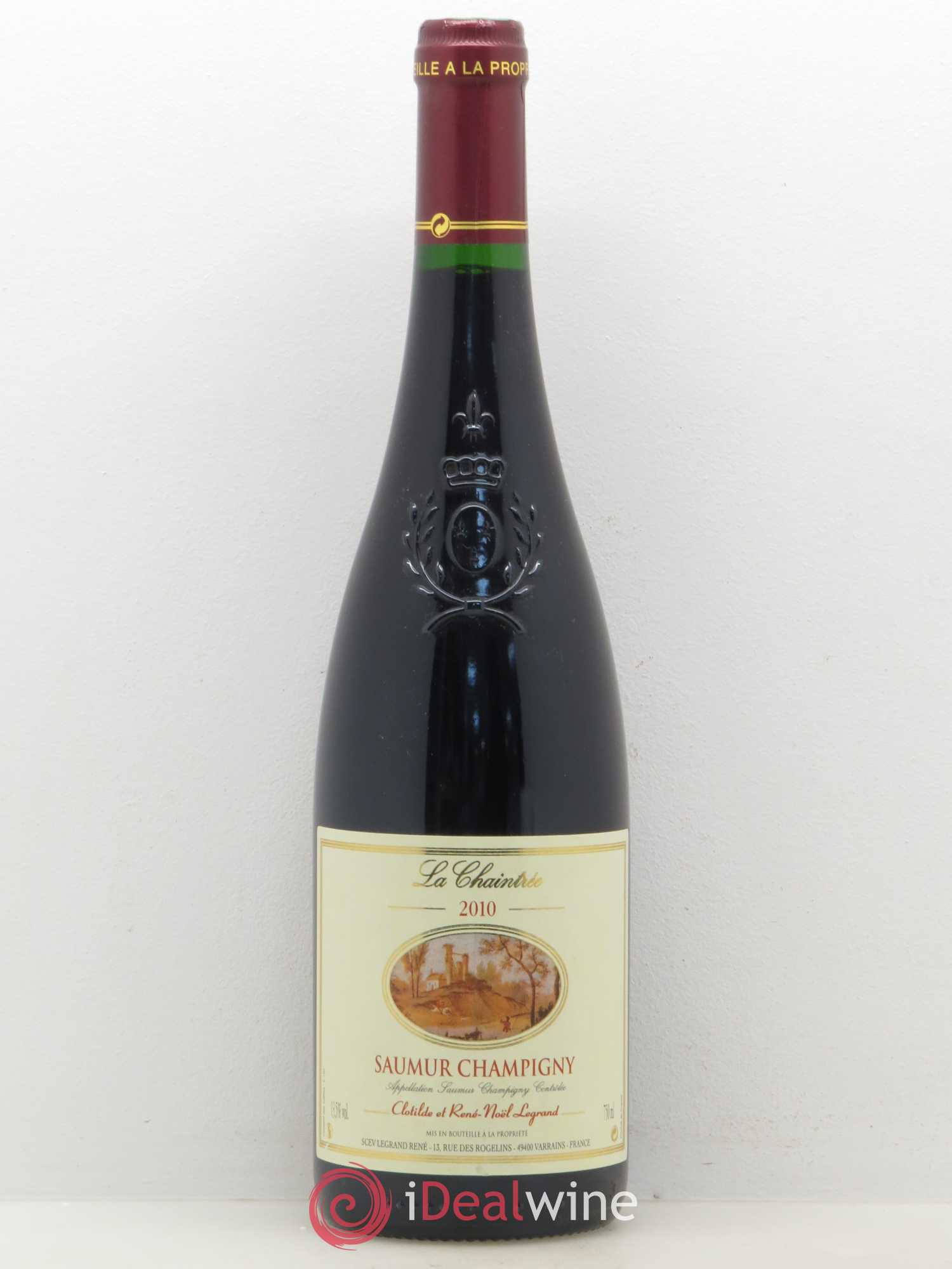Saumur-Champigny La Chaintrée Clotilde Legrand (anciennement René-Noël Legrand) (sans prix de réserve) 2010 - Lot de 1 bouteille - 0