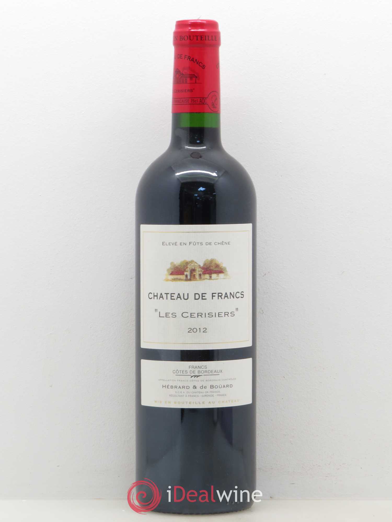Château de Francs - Les Cerisiers (sans prix de réserve) 2012 - Lot de 1 bouteille - 0