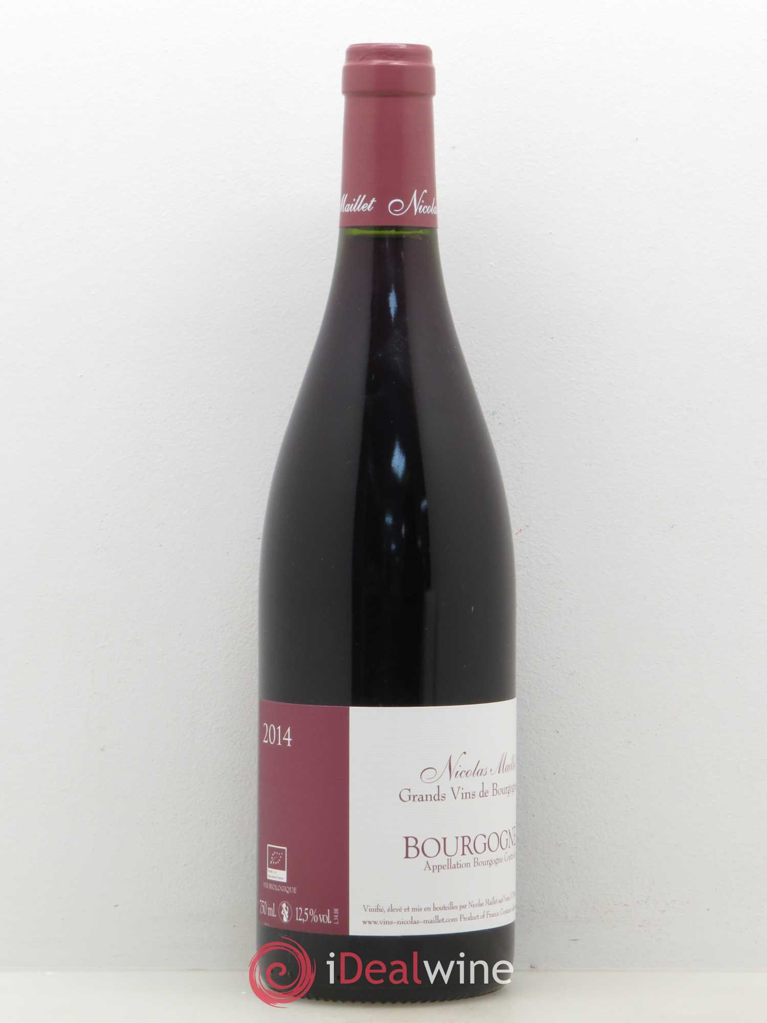 Bourgogne Nicolas Maillet (sans prix de réserve) 2014 - Lot de 1 bouteille - 0