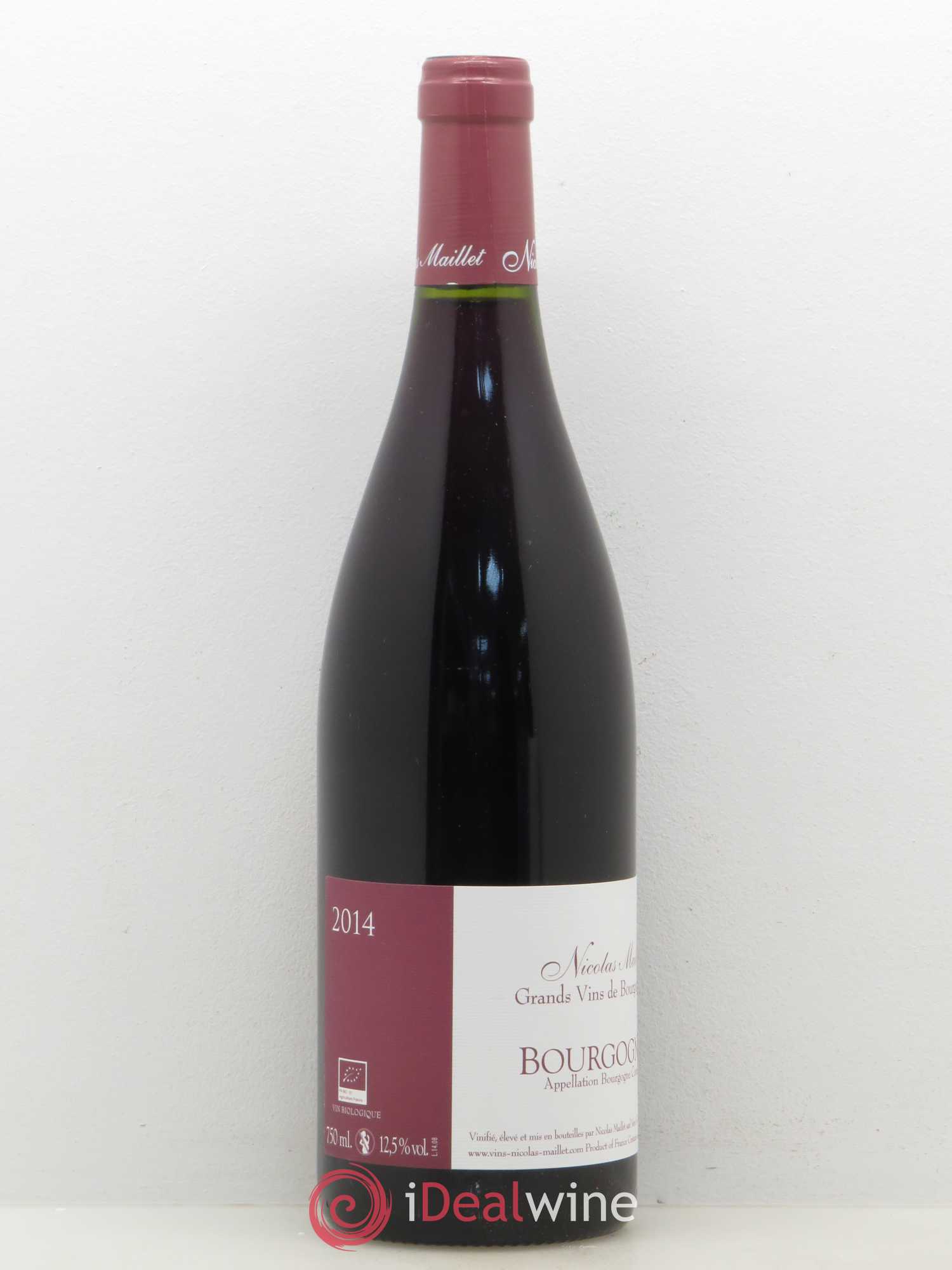 Bourgogne Nicolas Maillet (sans prix de réserve) 2014 - Lot de 1 bouteille - 0