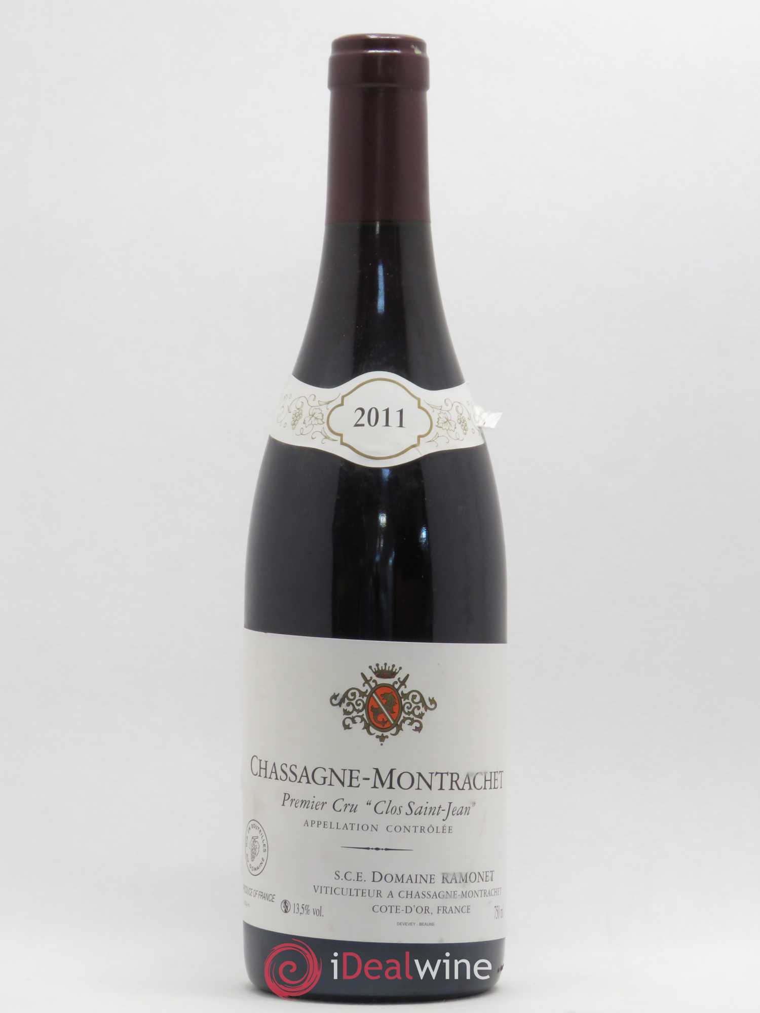Chassagne-Montrachet 1er Cru Clos Saint-Jean Ramonet (Domaine) (senza prezzo di riserva) 2011 - Lotto di 1 bottiglia - 0