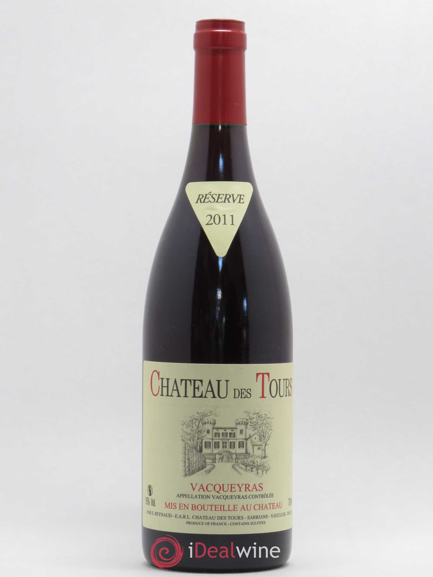 Vacqueyras Château des Tours Emmanuel Reynaud (sans prix de réserve) 2011 - Lot de 1 bouteille - 0