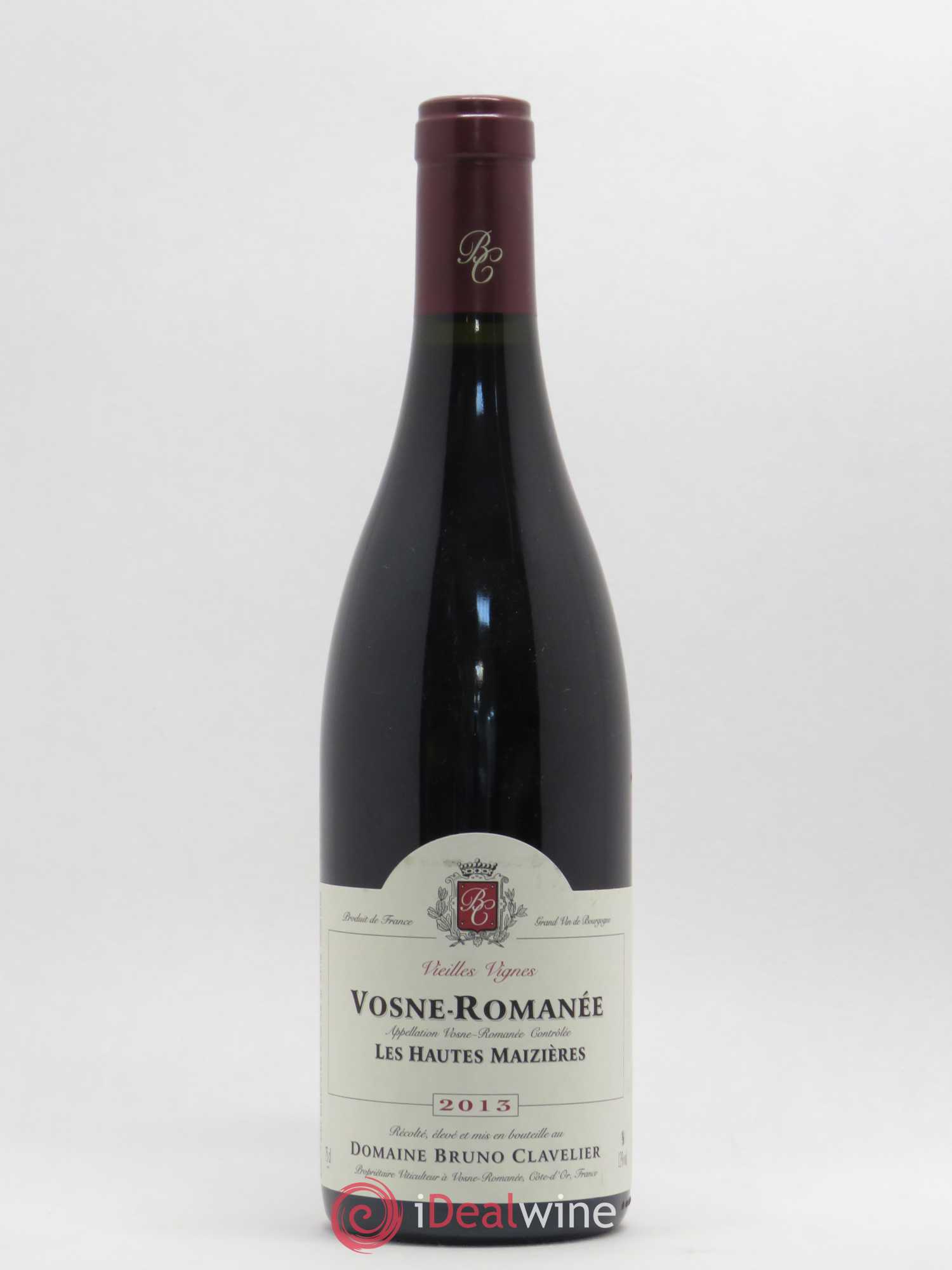 Vosne-Romanée Vieilles Vignes Les Hautes Maizières Bruno Clavelier (sans prix de réserve) 2013 - Lot de 1 bouteille - 0
