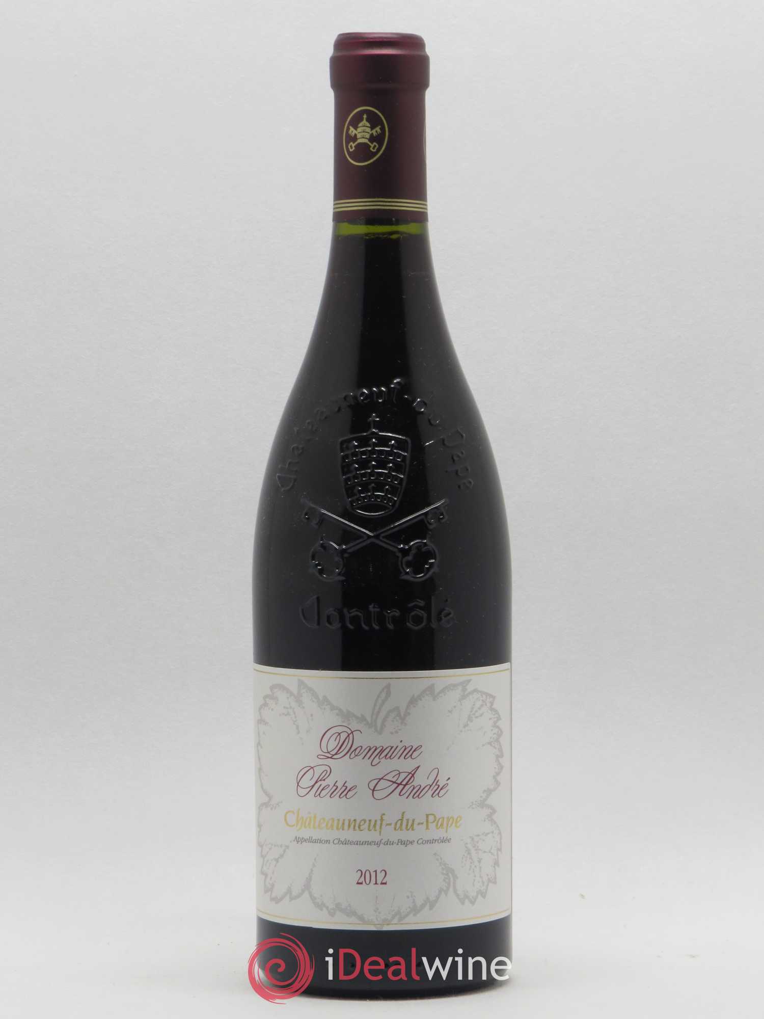 Châteauneuf-du-Pape Pierre André (Domaine) (sans prix de réserve) 2012 - Lot de 1 bouteille - 0