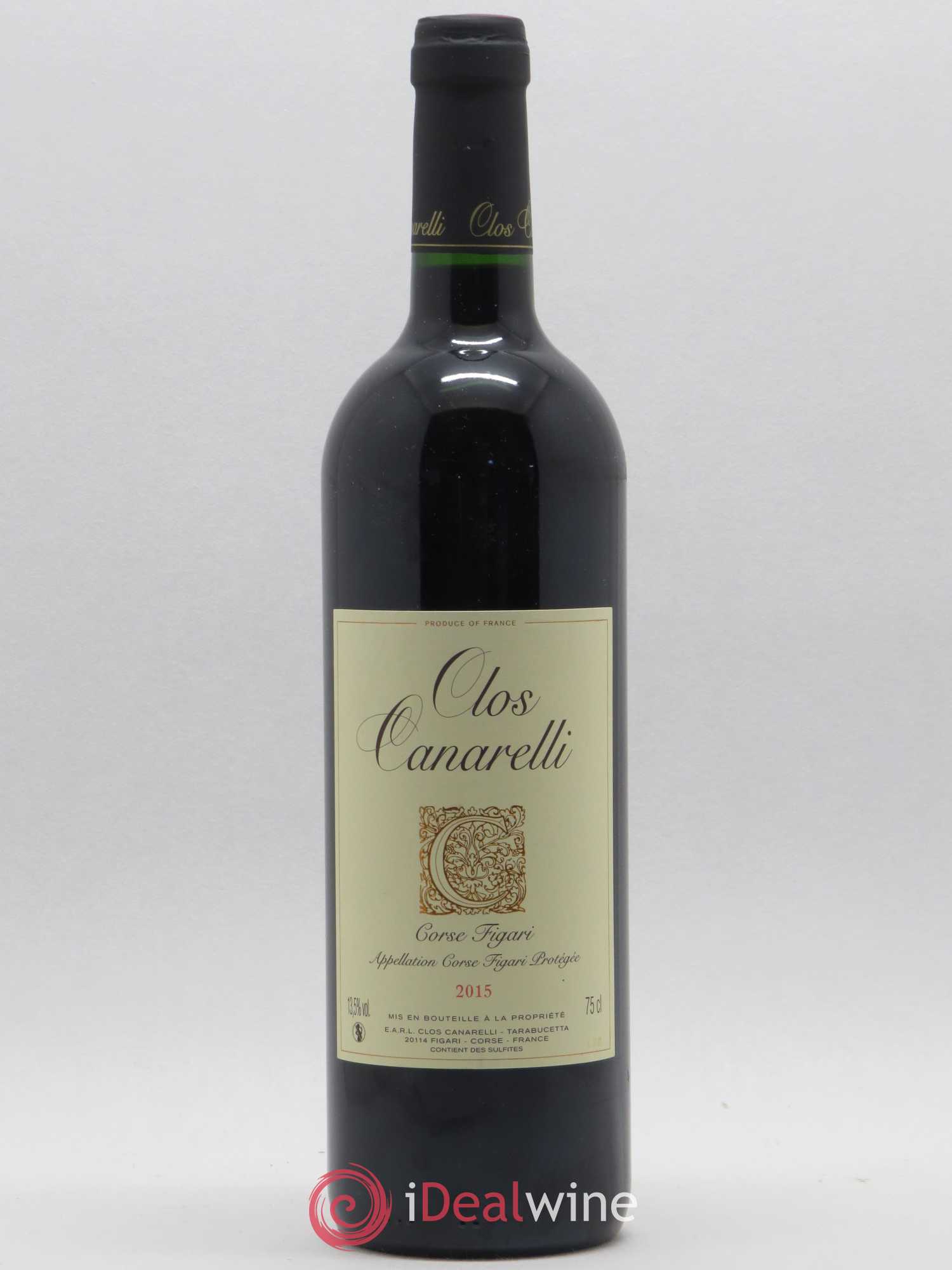 Figari Clos Canarelli (sans prix de réserve) 2015 - Lot de 1 bouteille - 0