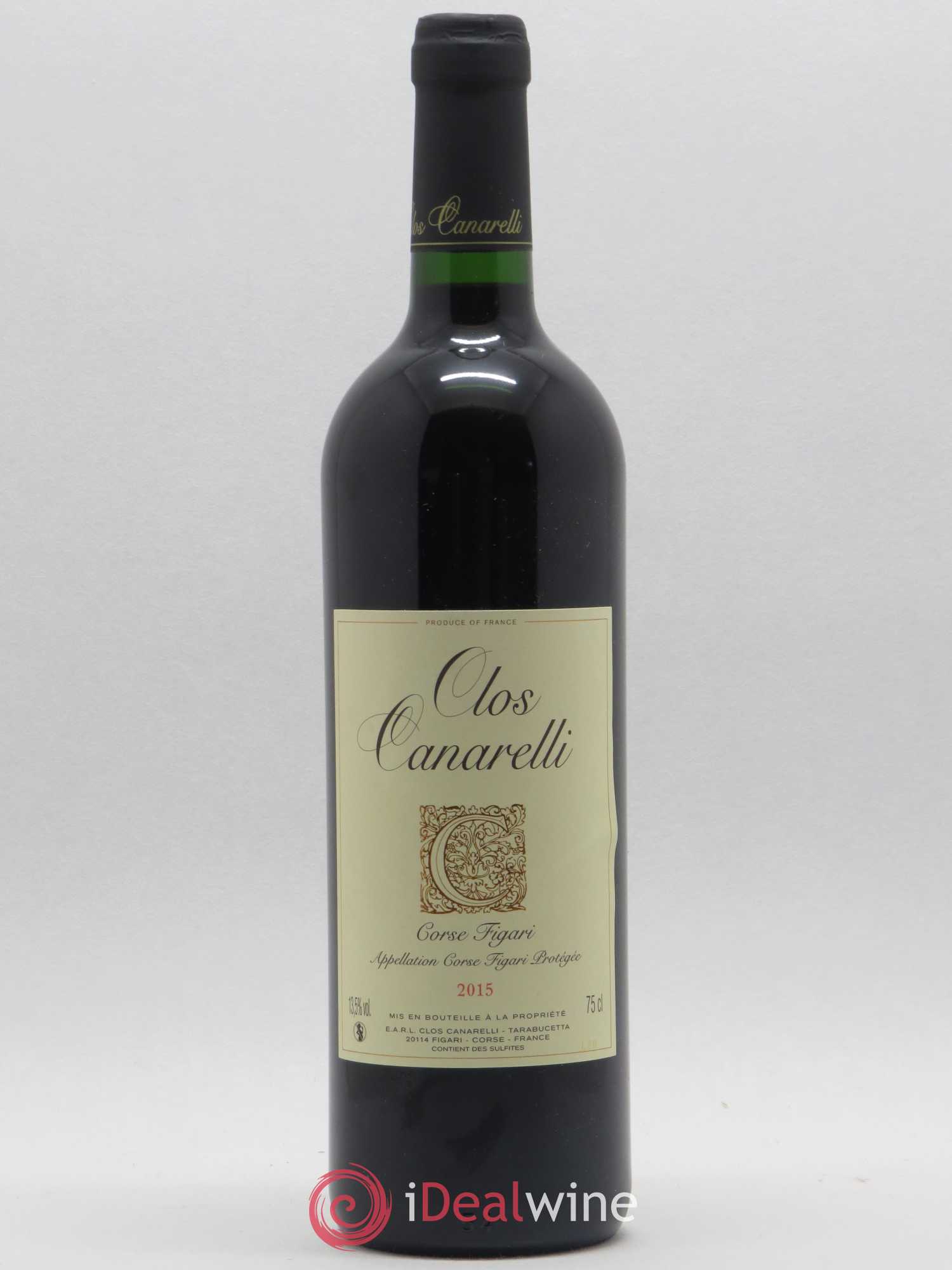 Figari Clos Canarelli (sans prix de réserve) 2015 - Lot de 1 bouteille - 0