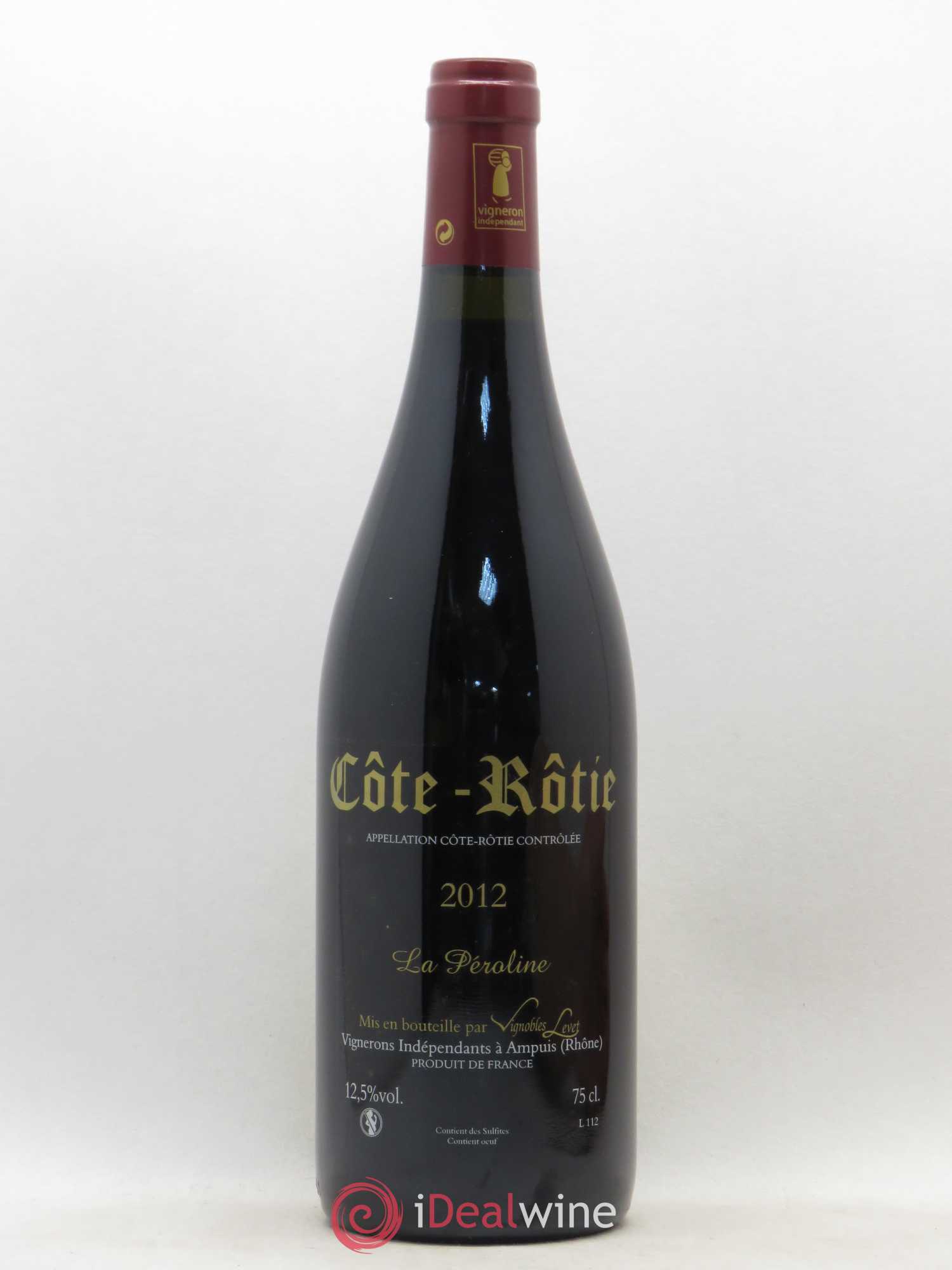 Côte-Rôtie La Péroline Vignobles Levet (sans prix de réserve) 2012 - Lot de 1 bouteille - 1