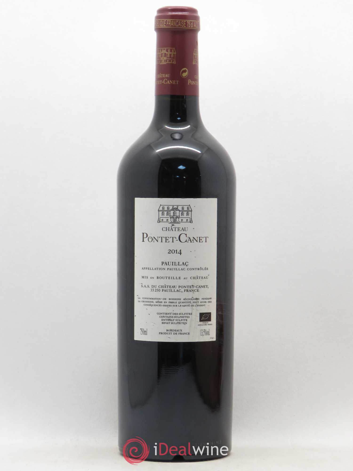 Château Pontet Canet 5ème Grand Cru Classé (sans prix de réserve) 2014 - Lot de 1 bouteille - 1