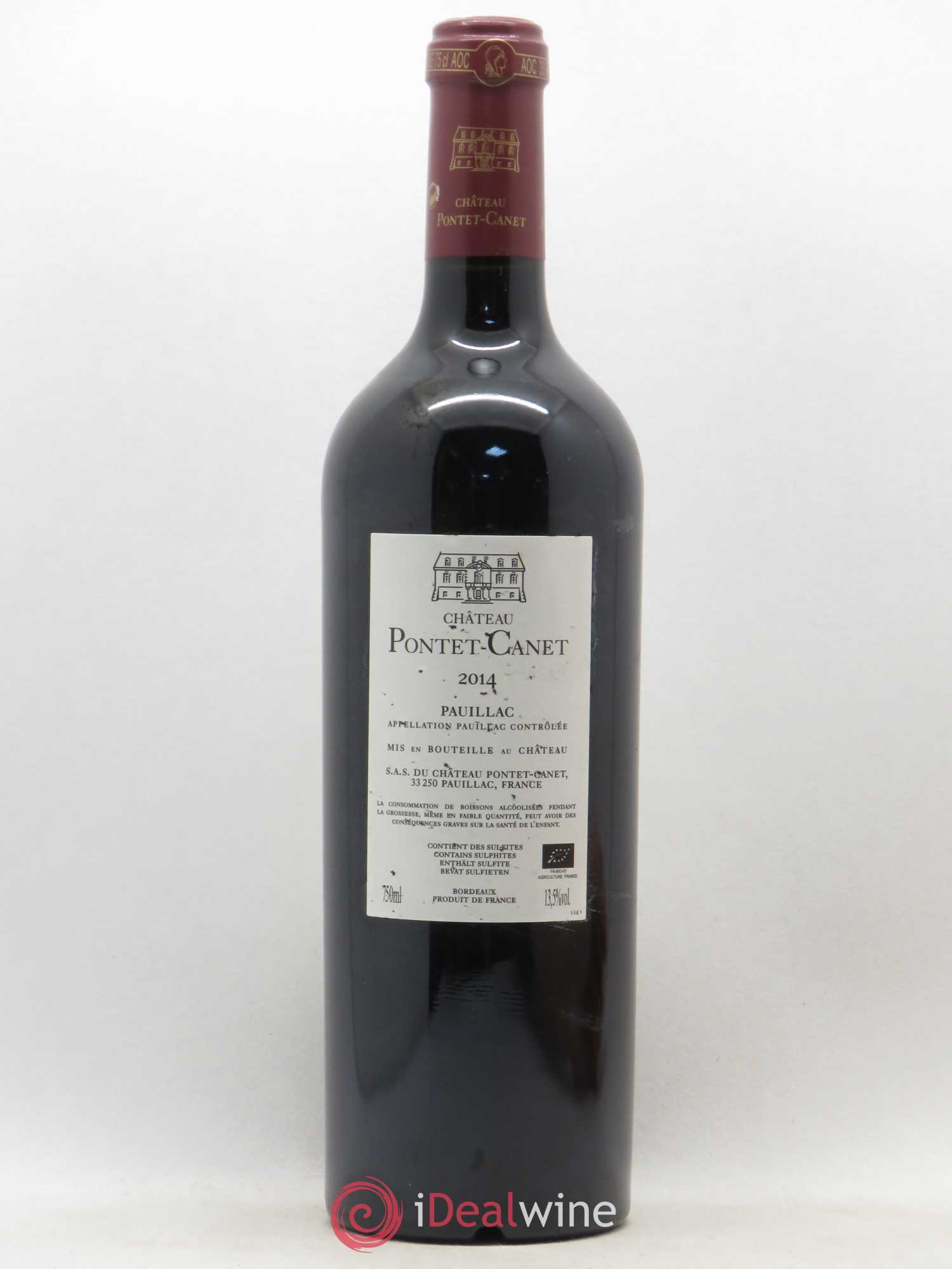 Château Pontet Canet 5ème Grand Cru Classé (sans prix de réserve) 2014 - Lot de 1 bouteille - 1