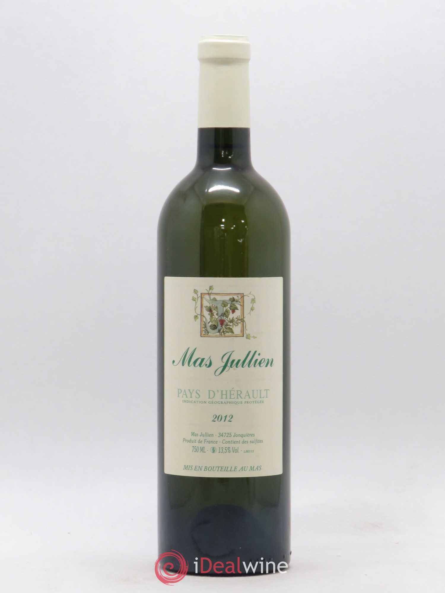 Pays d'Hérault Mas Jullien Olivier Jullien (sans prix de réserve) 2012 - Lot de 1 bouteille - 0