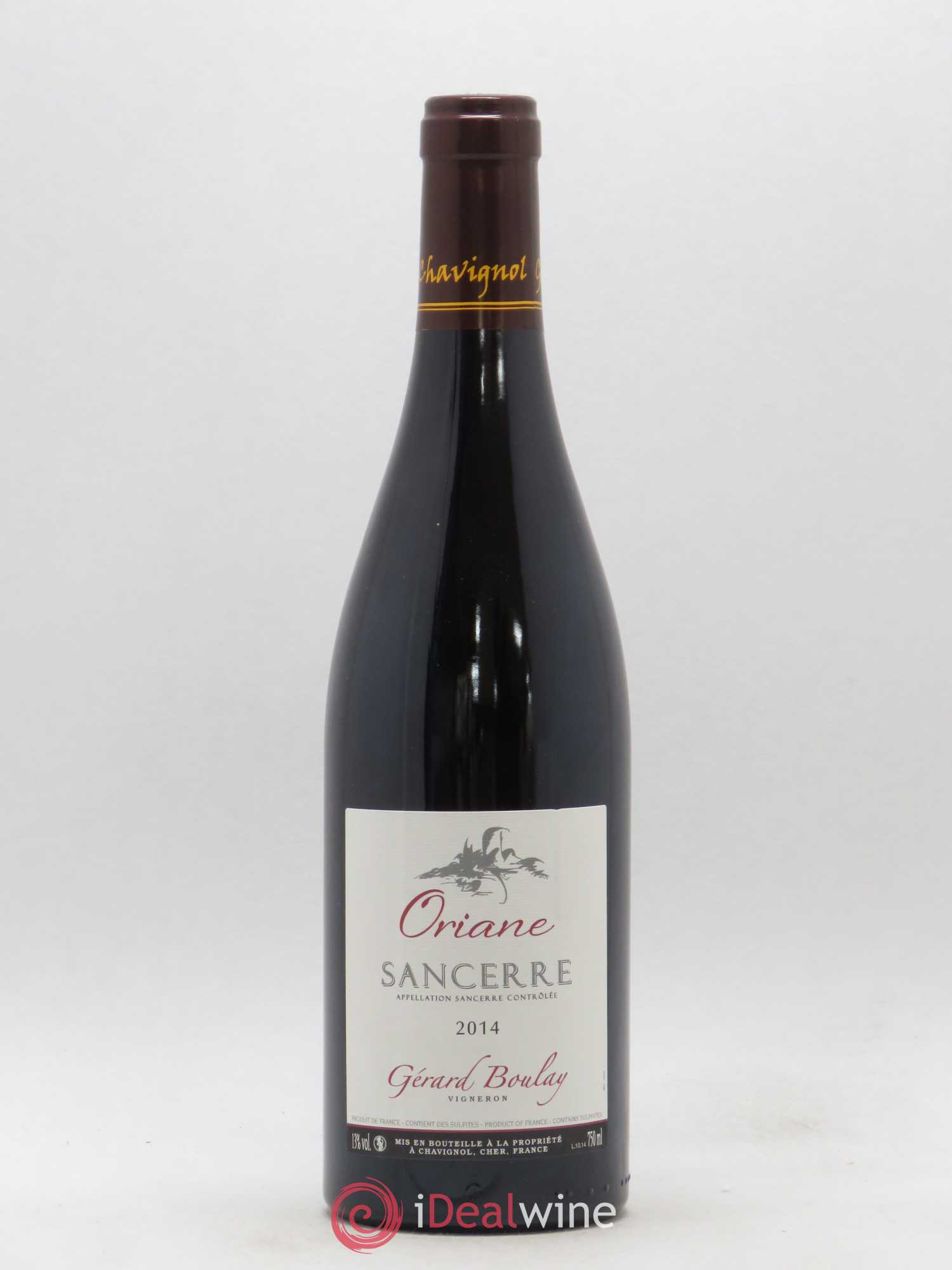 Sancerre Oriane Gérard Boulay (sans prix de réserve) 2014 - Lot de 1 bouteille - 0