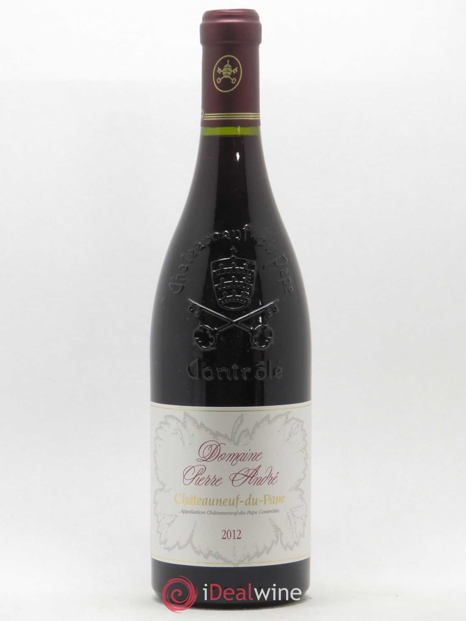 Châteauneuf-du-Pape Domaine Pierre André (sans prix de réserve) 2012 - Posten von 1 Flasche - 0