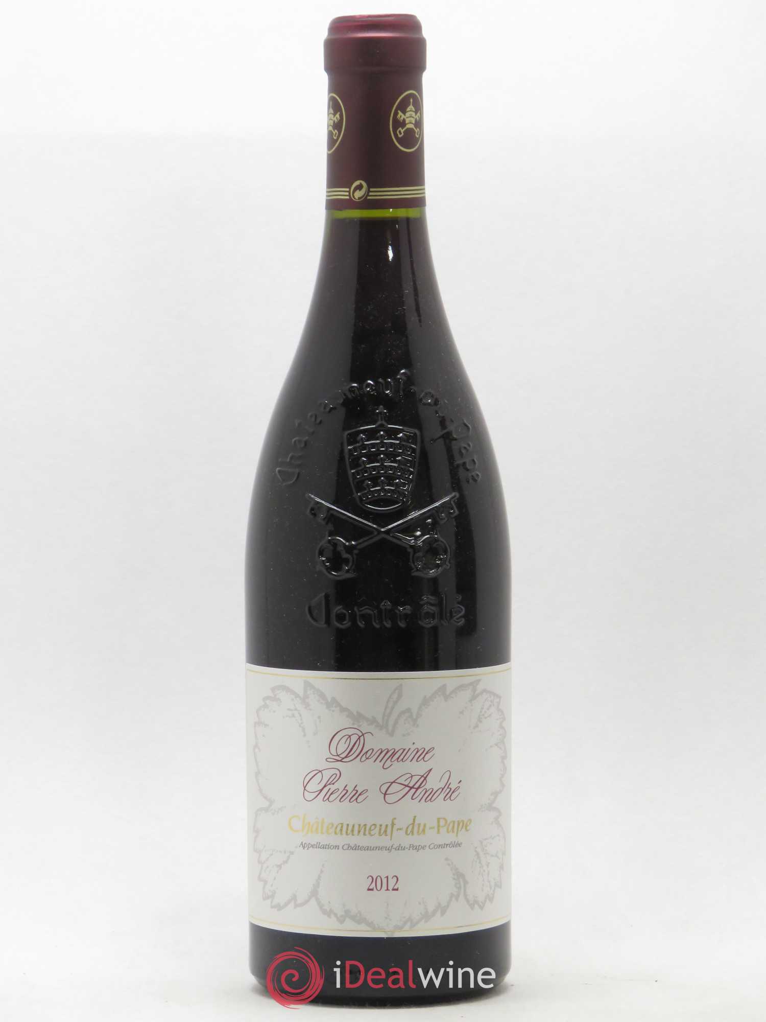 Châteauneuf-du-Pape Domaine Pierre André (sans prix de réserve) 2012 - Posten von 1 Flasche - 0