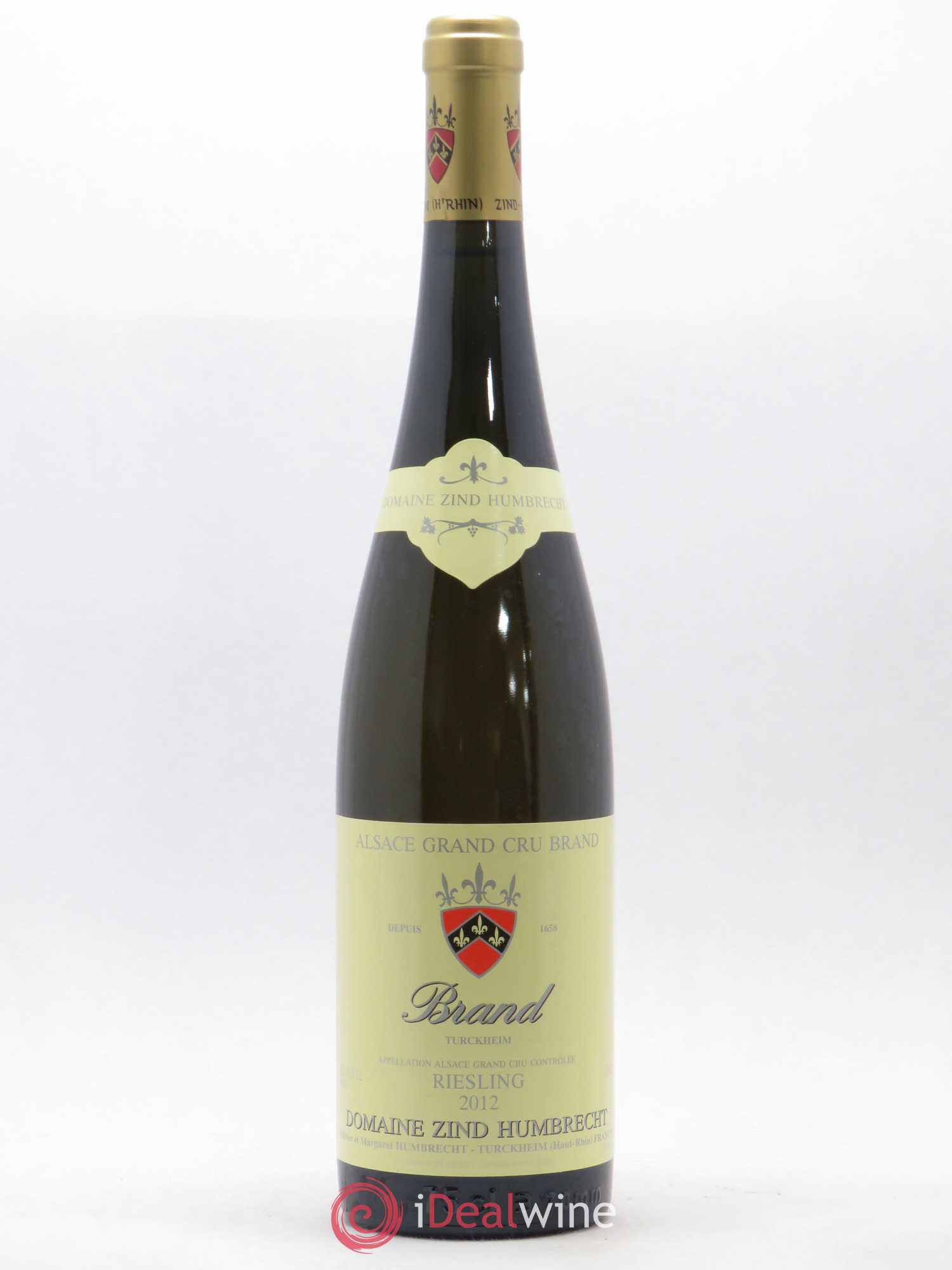 Alsace Riesling Grand Cru Brand Zind-Humbrecht (Domaine) (sans prix de réserve) 2012 - Lot de 1 bouteille - 0
