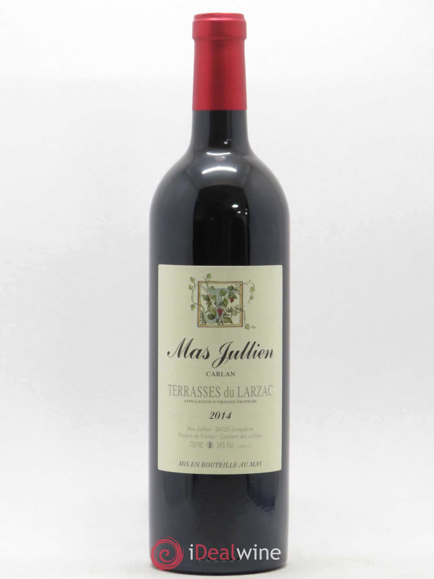 Terrasses du Larzac Mas Jullien Carlan Olivier Jullien (sans prix de réserve) 2014 - Lot de 1 bouteille - 0