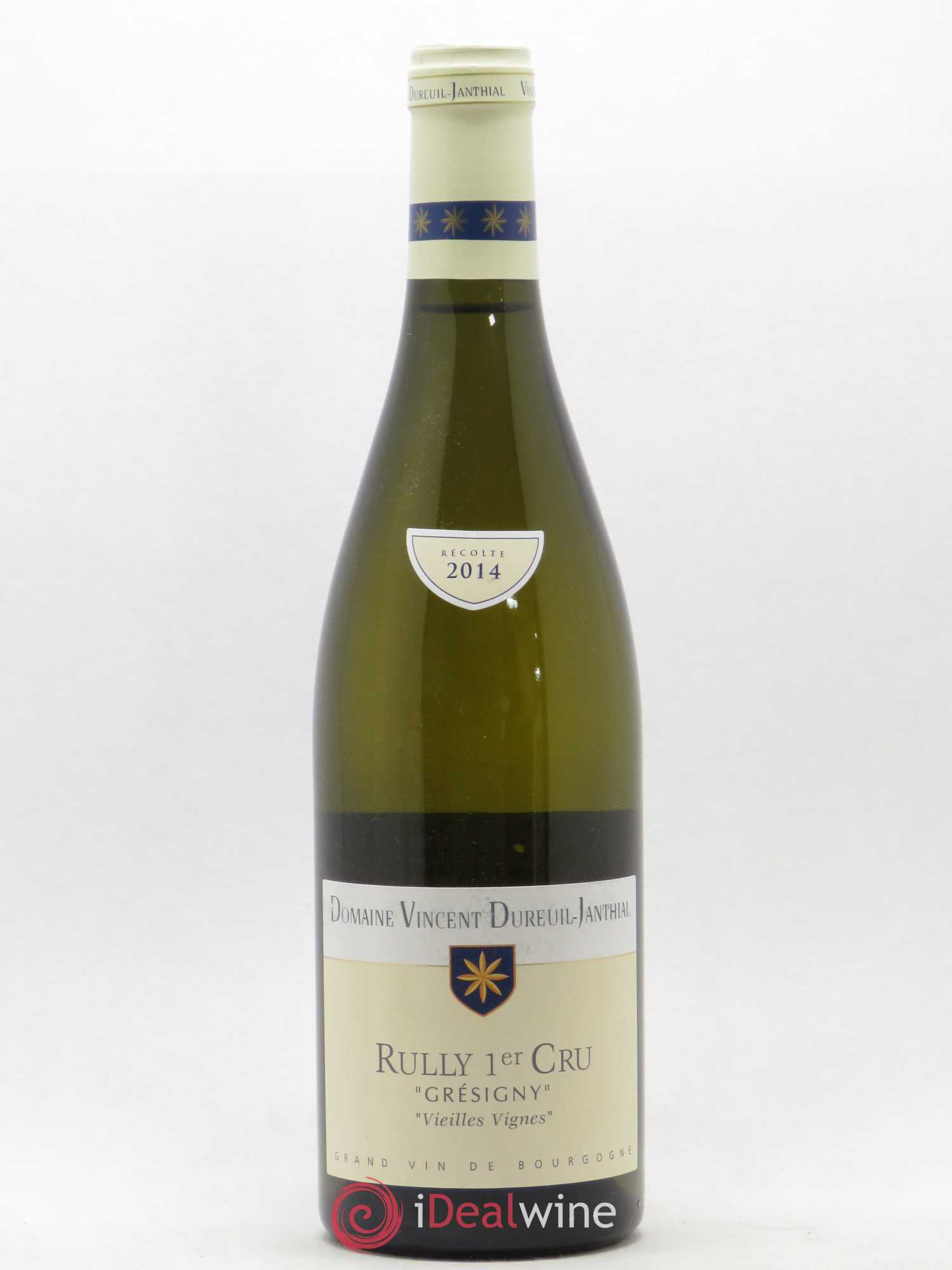 Rully 1er Cru Vieilles Vignes Vincent Dureuil-Janthial (sans prix de réserve) 2014 - Posten von 1 Flasche - 0