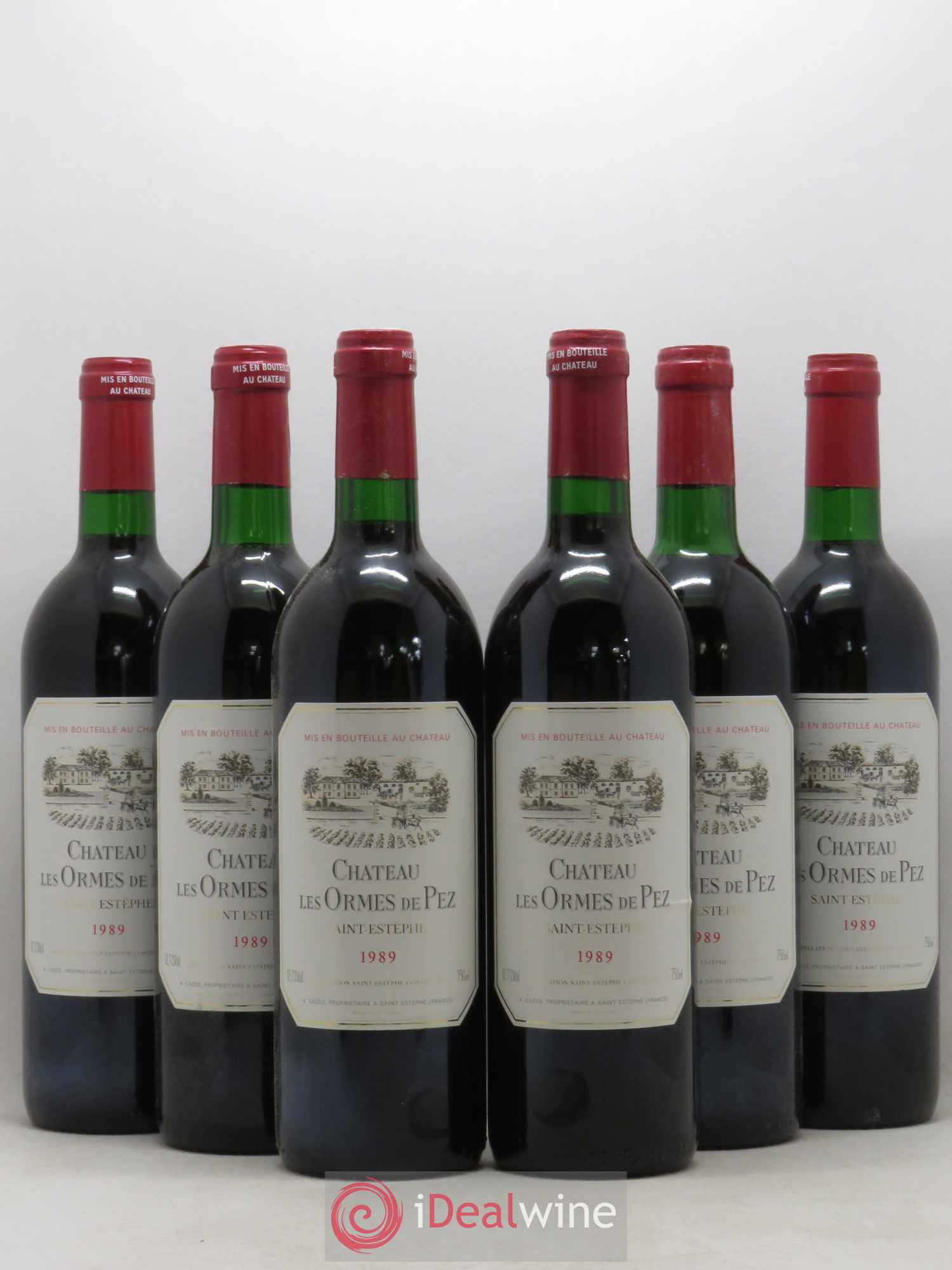 Château les Ormes de Pez (senza prezzo di riserva) 1989 - Lotto di 6 bottiglie - 0