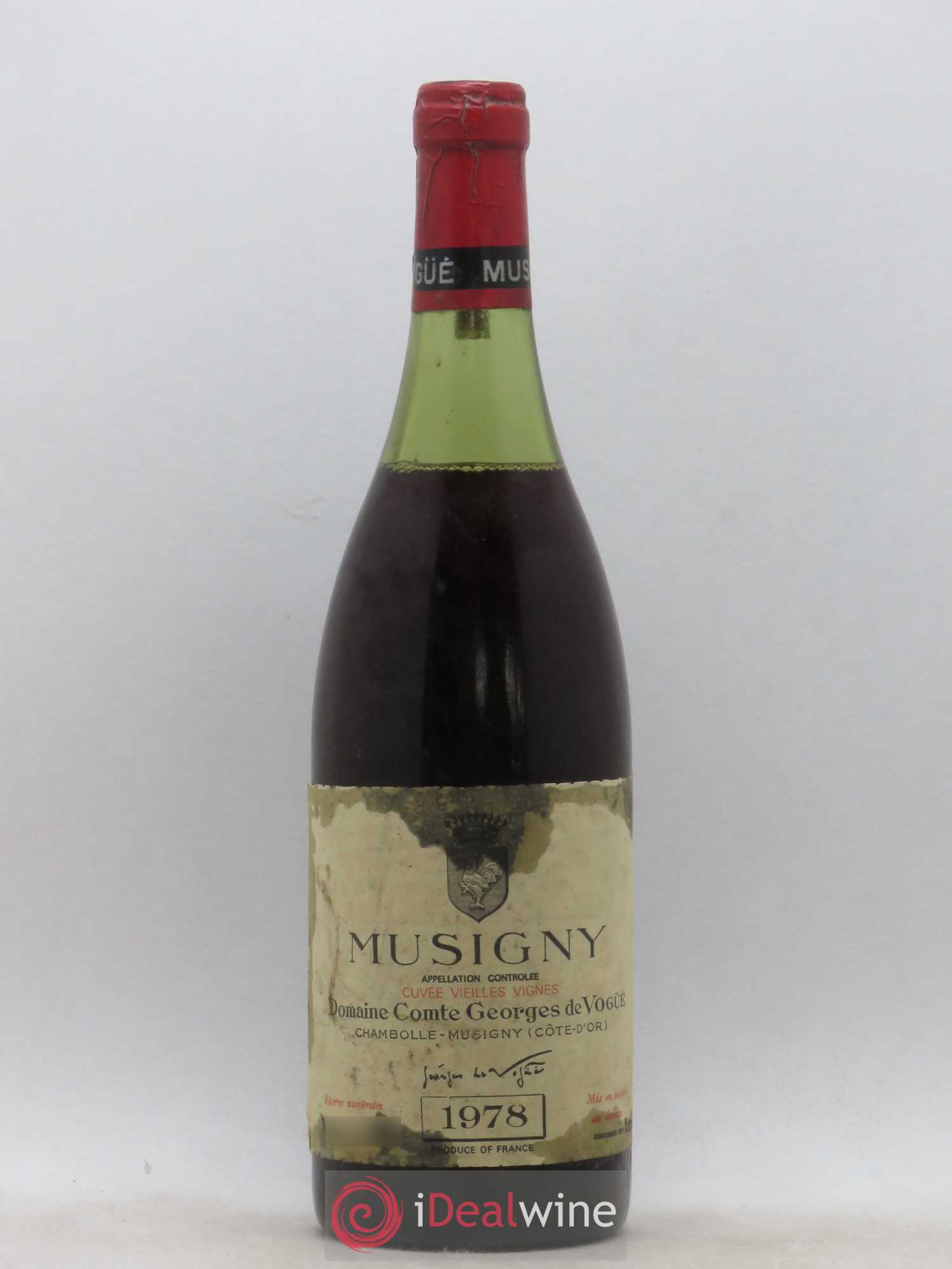 Musigny Grand Cru Cuvée Vieilles Vignes Comte Georges de Vogüé (sans prix de réserve) 1978 - Lot de 1 bouteille - 0
