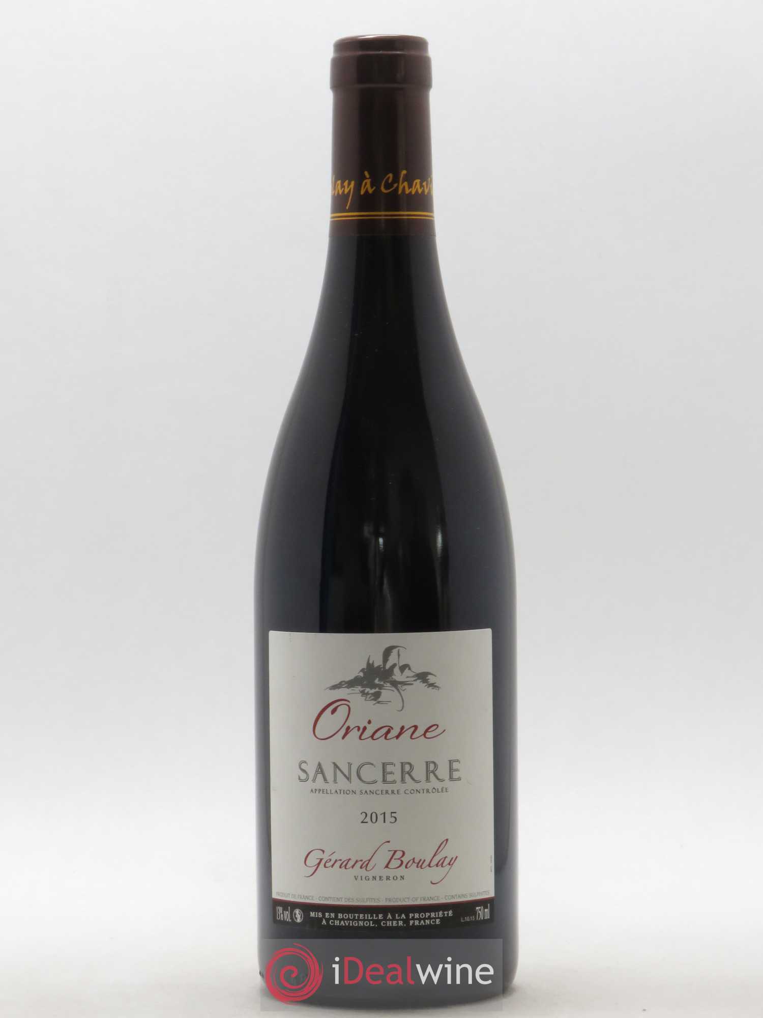Sancerre Oriane Gérard Boulay (sans prix de réserve) 2015 - Lot de 1 bouteille - 0