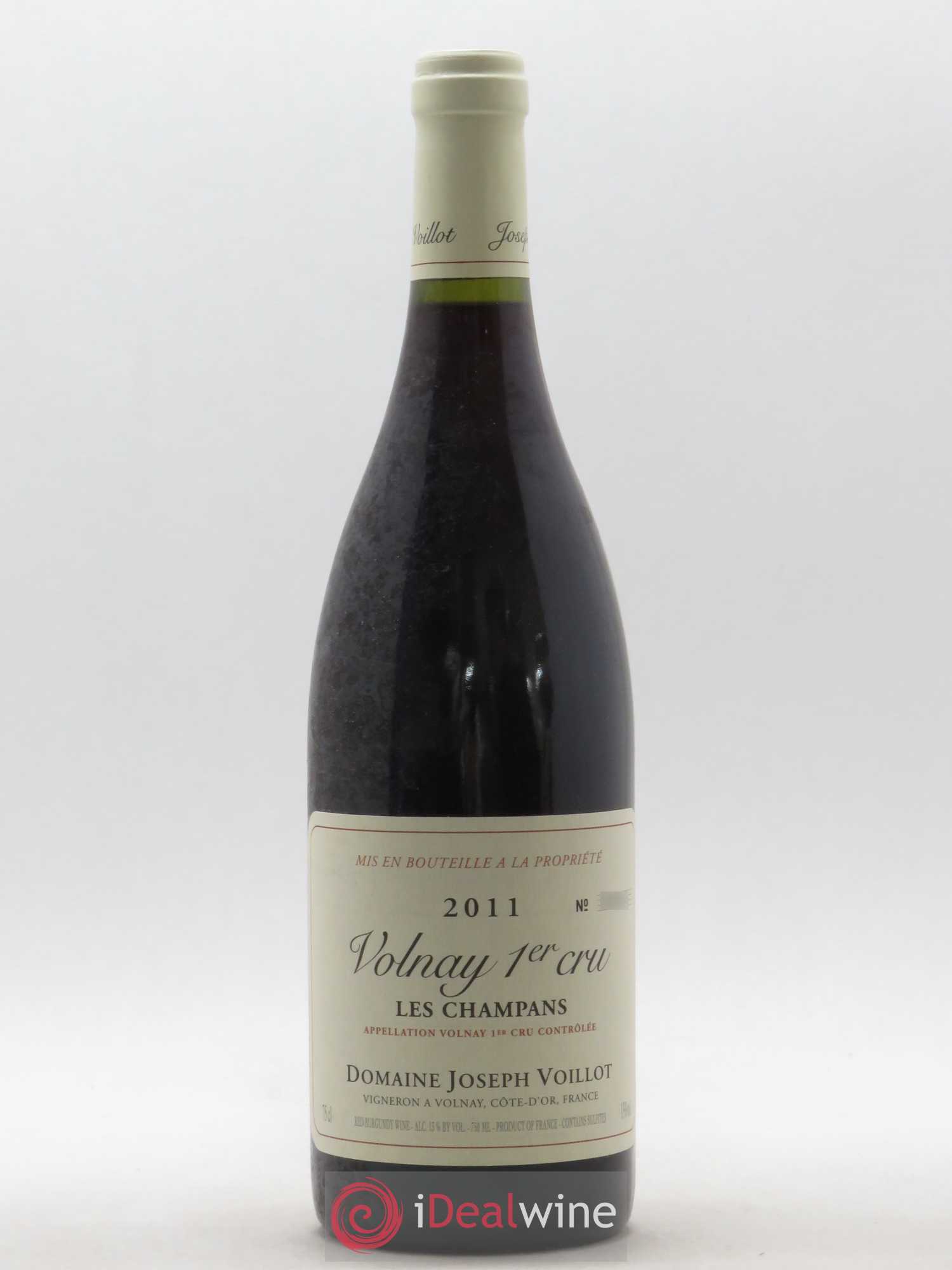 Volnay 1er Cru les Champans Joseph Voillot (Domaine) (sans prix de réserve) 2011 - Lot de 1 bouteille - 0