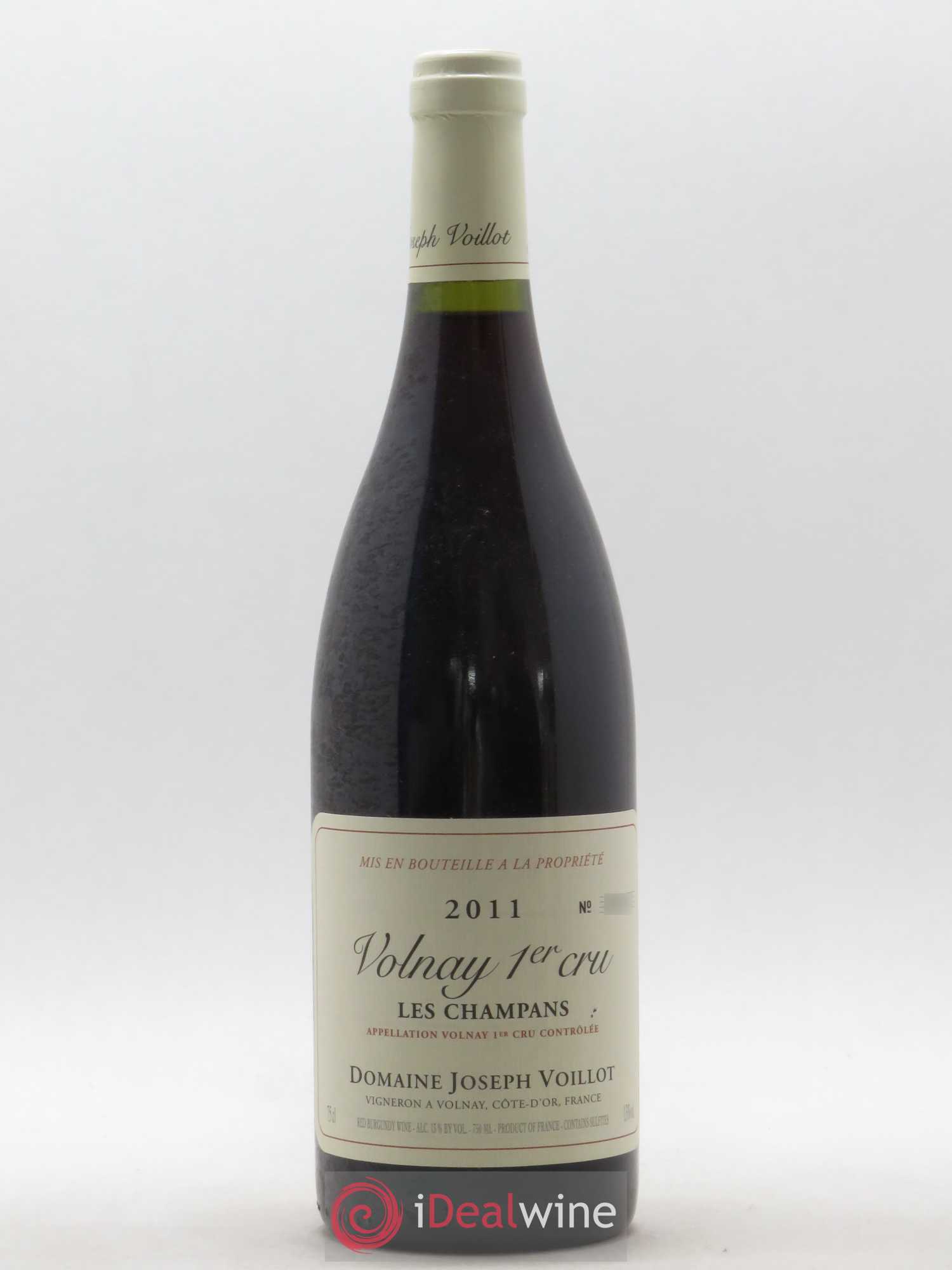 Volnay 1er Cru les Champans Joseph Voillot (Domaine) (sans prix de réserve) 2011 - Lot de 1 bouteille - 0